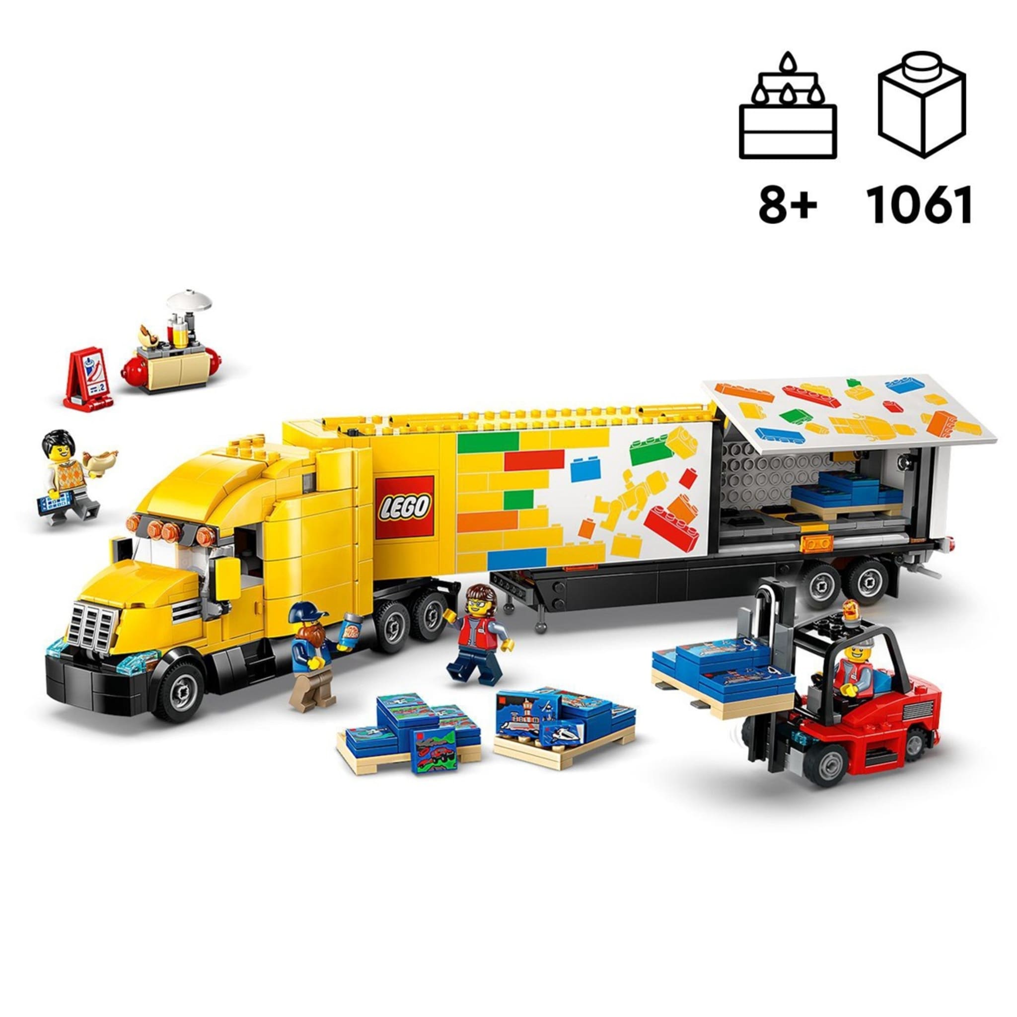 LEGO City Big Vehicles Yellow Delivery Truck 60440 - Kmart