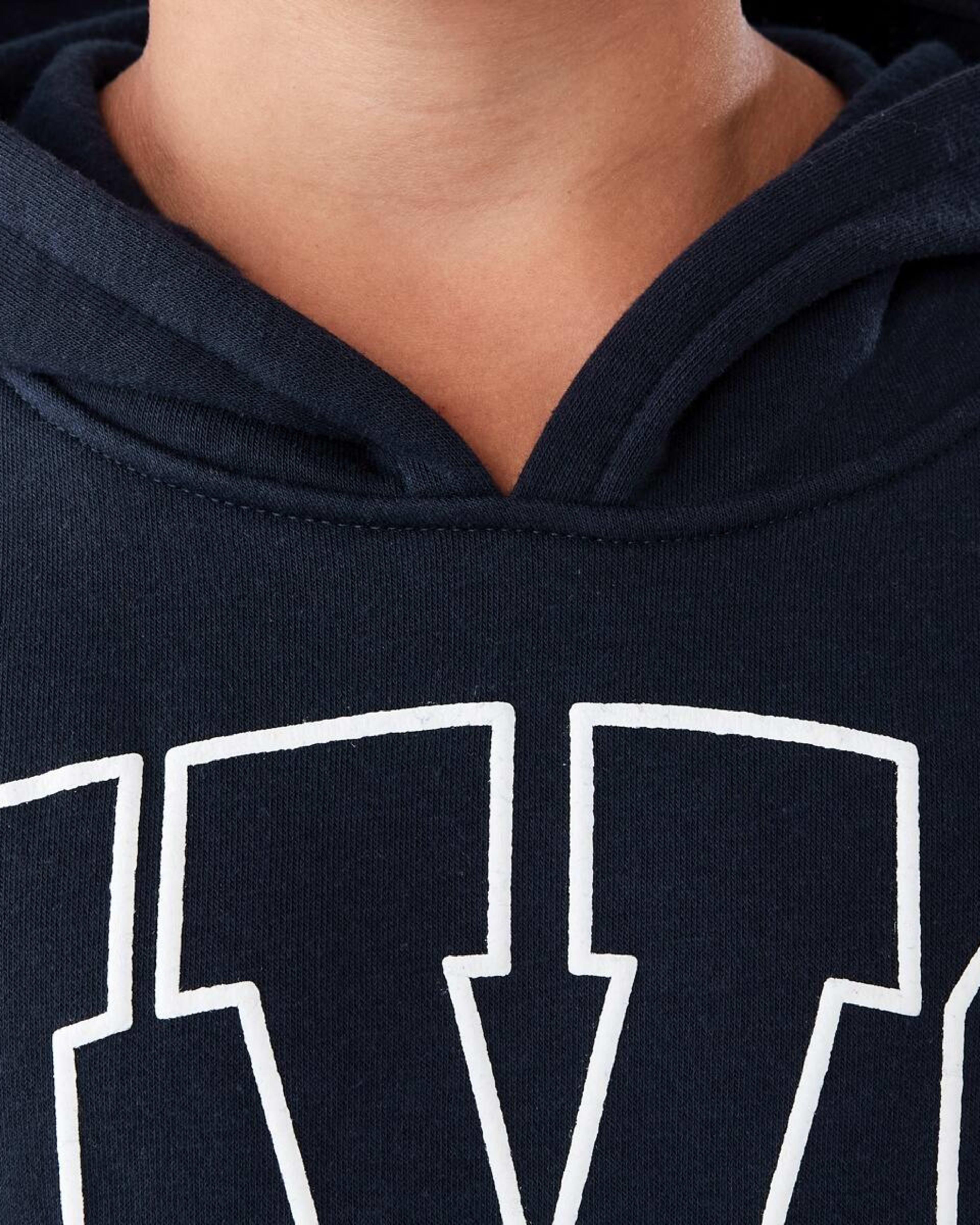 3 Print Pullover Hoodie With Pocket Blu Varsit, 3 of 7