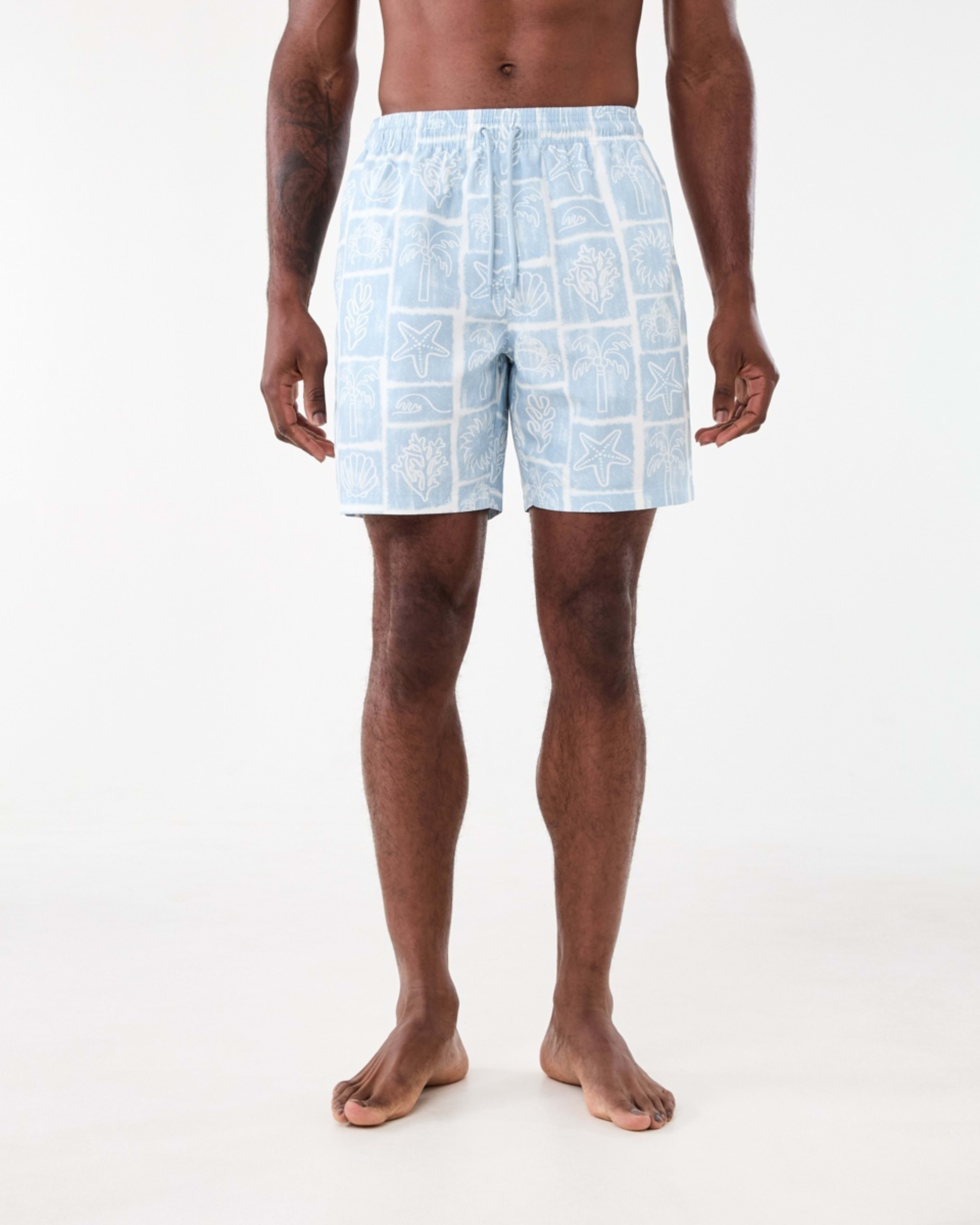 6 Regular Print Boardshorts Tropical Stamp, 6 of 6