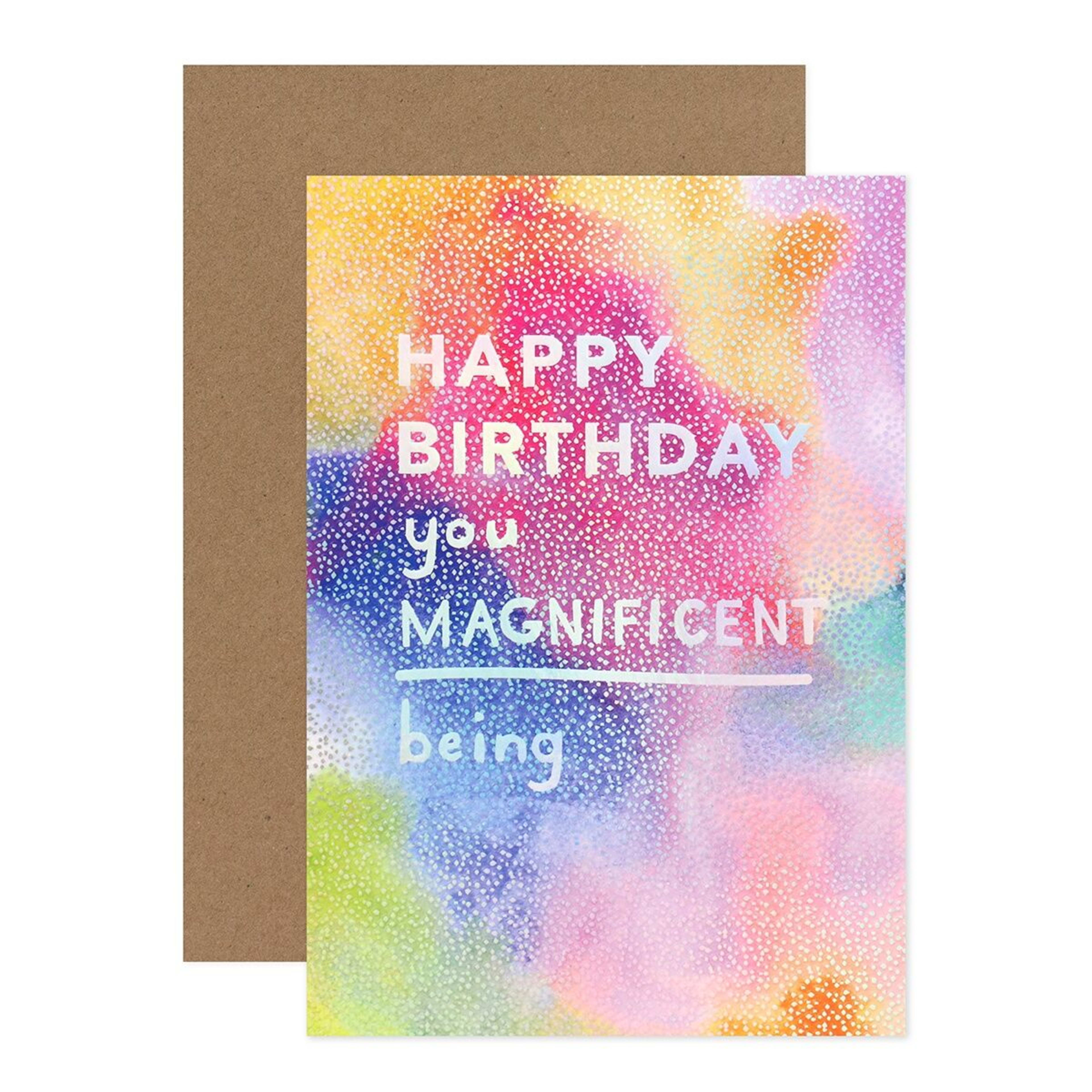 1 Connections from Hallmark Birthday Card - Magnificent Being, 1 of 3