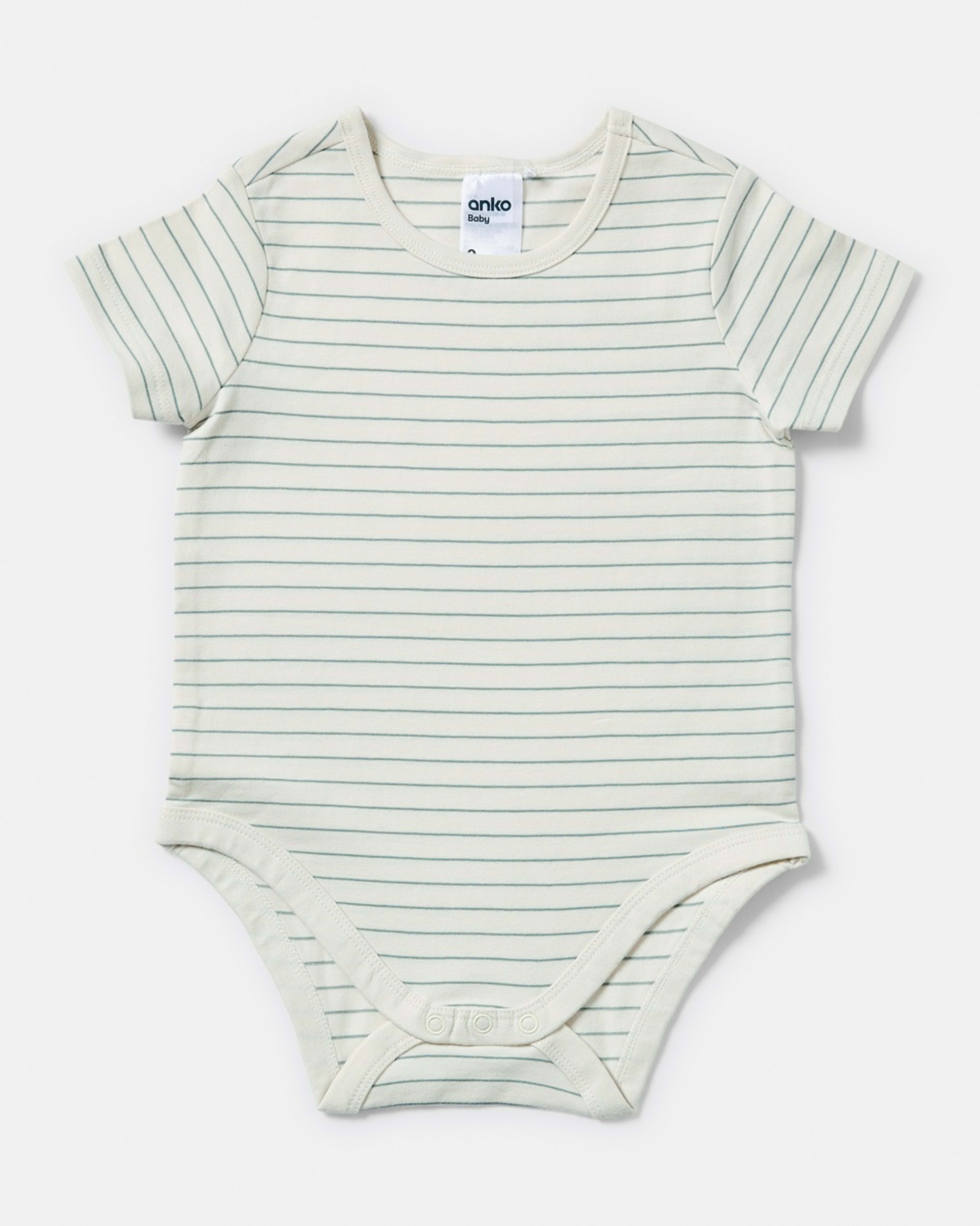 3 3 Pack Short Sleeve Print Bodysuits GREEN DINOS, 3 of 8