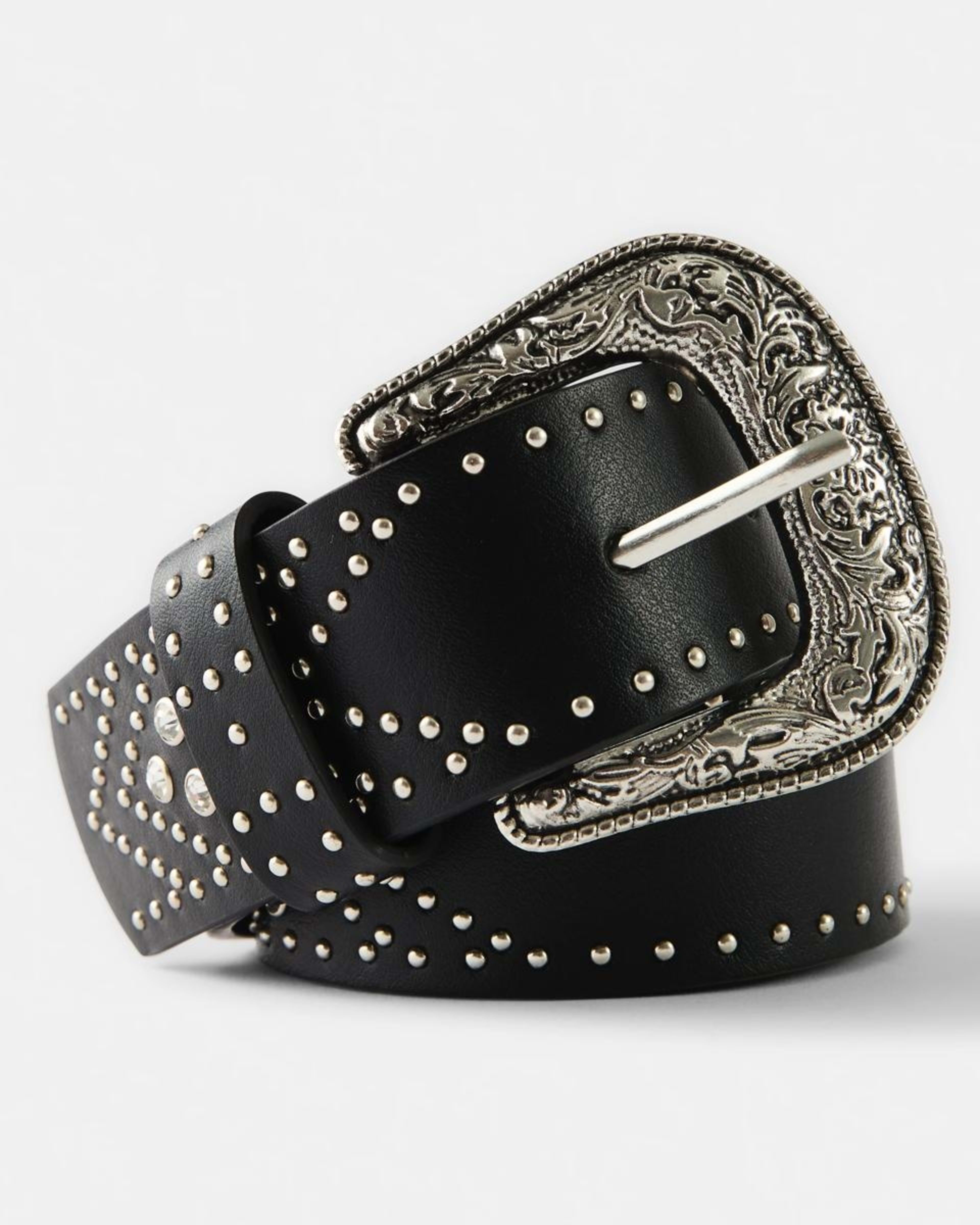 1 Western Stud Belt BLACK, 1 of 4
