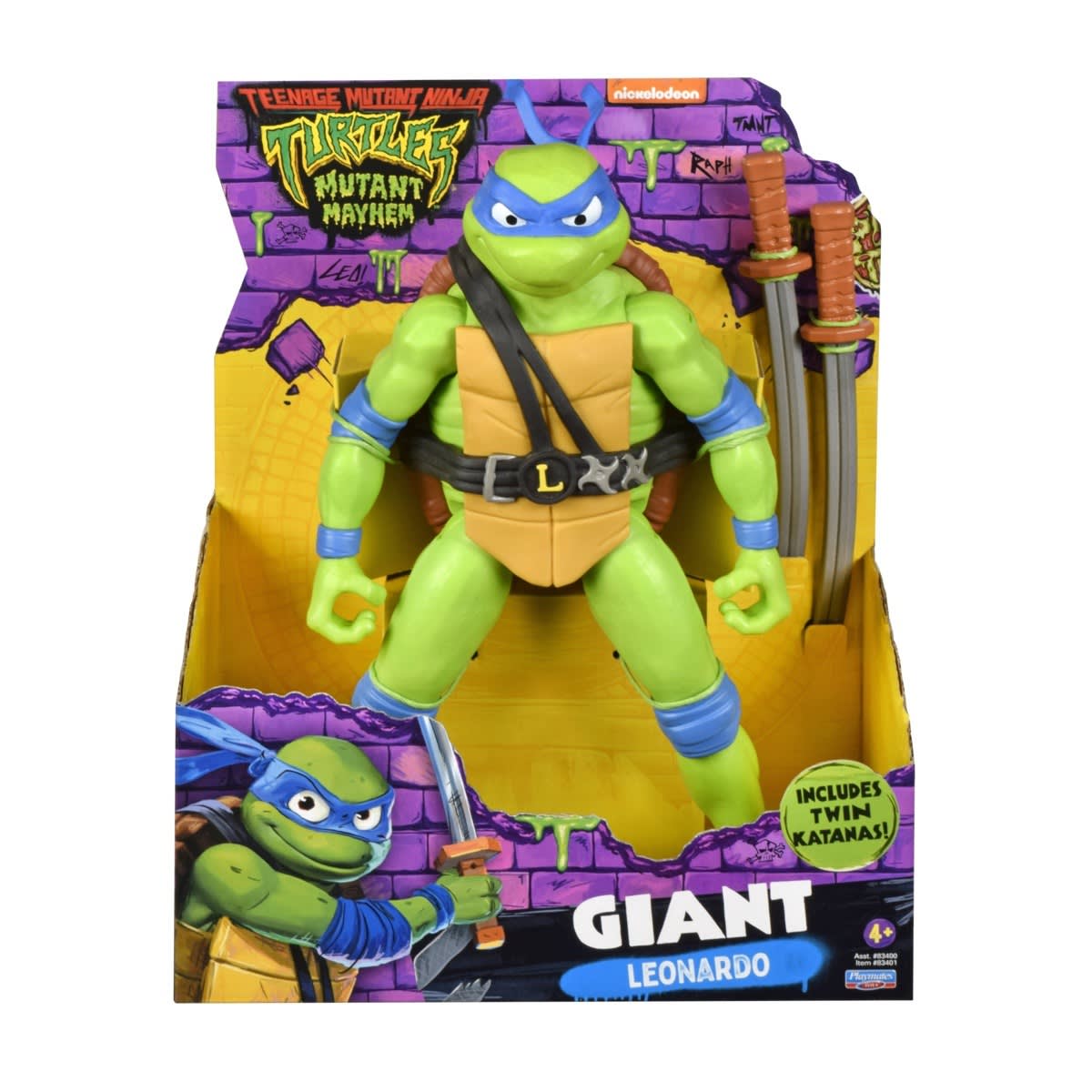 Nickelodeon Teenage Mutant Ninja Turtles Mutant Mayhem Giant Action ...