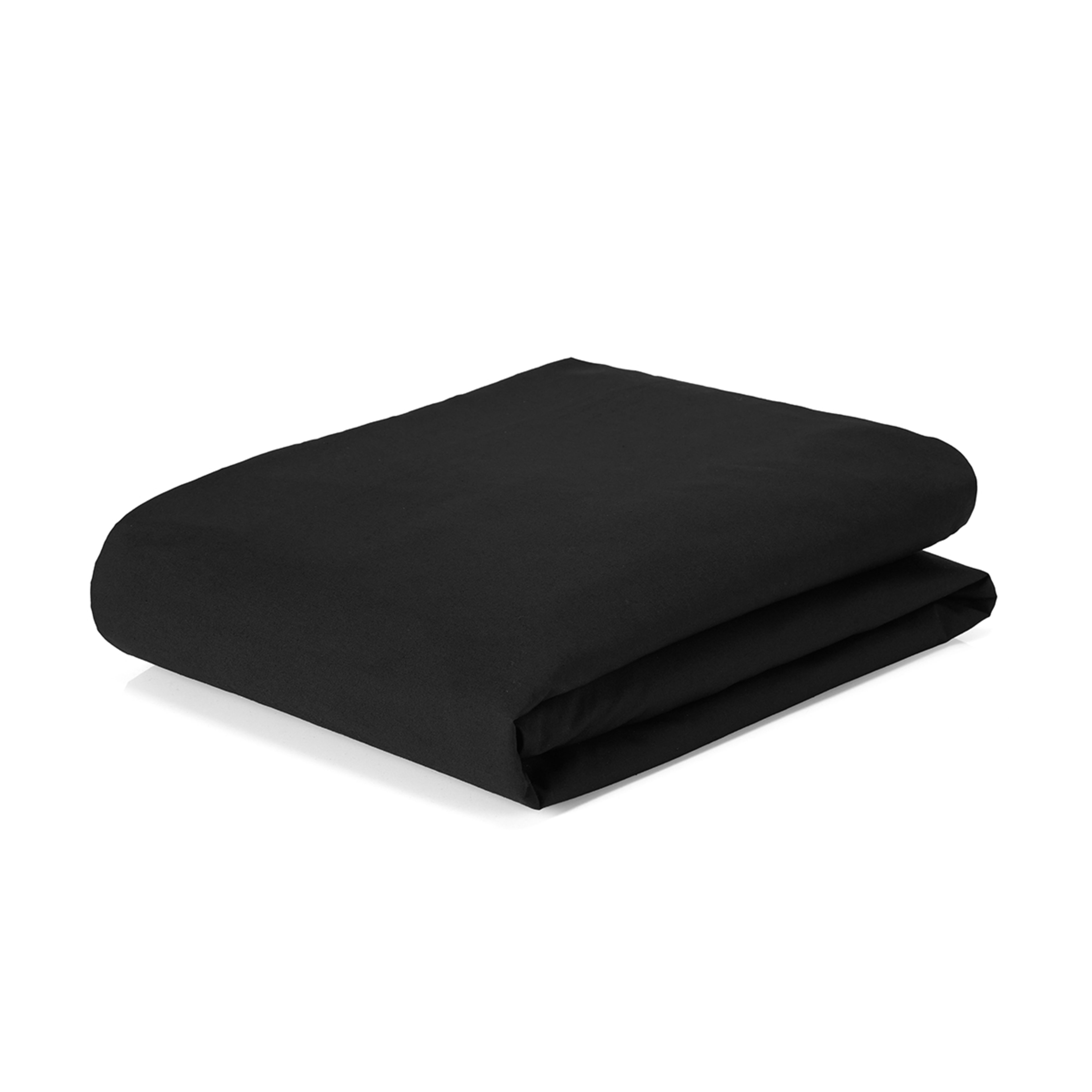 2 250 Thread Count Cotton Rich Fitted Sheet - King Bed, Black, 2 of 4