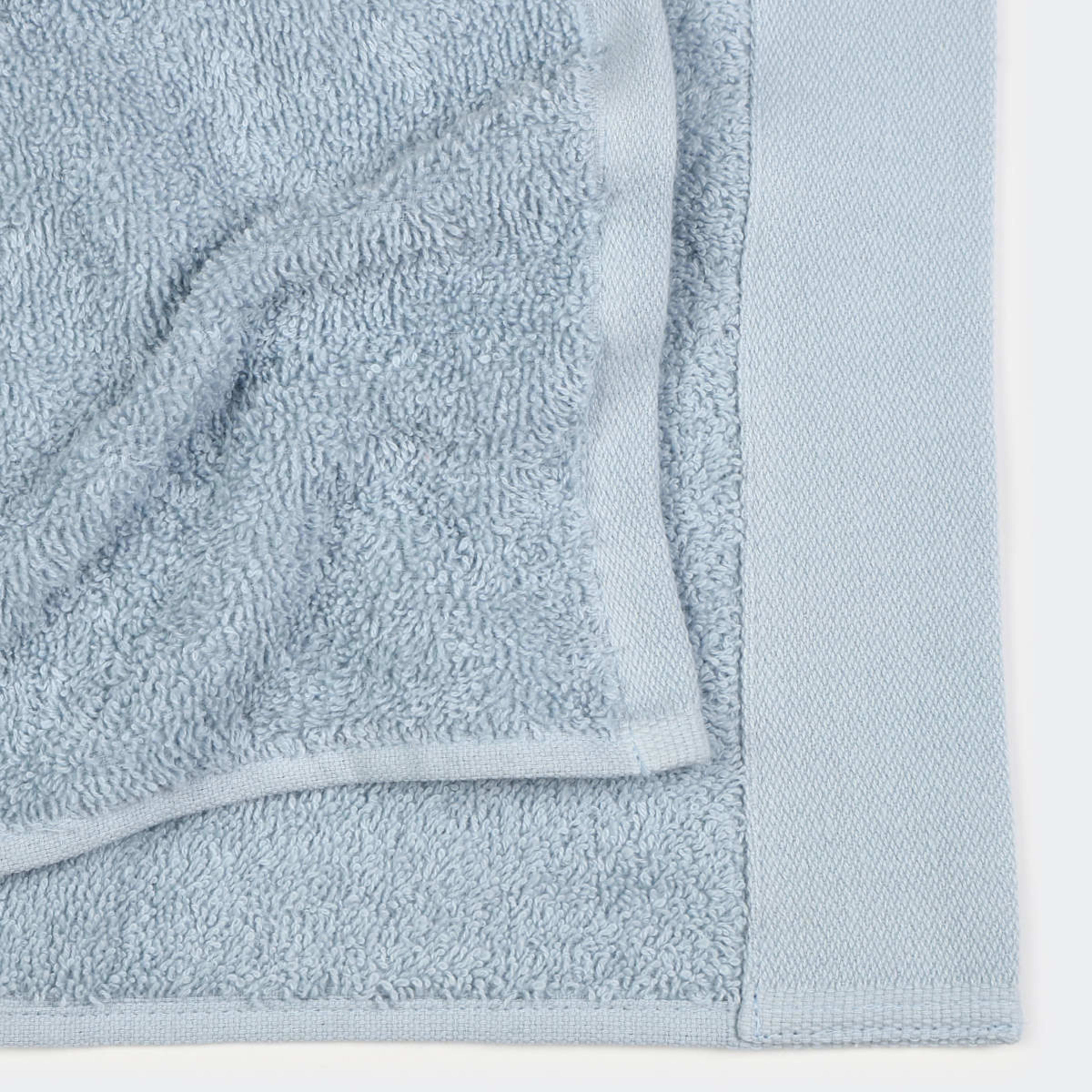 Malmo Cotton Hand Towel Blue Kmart NZ