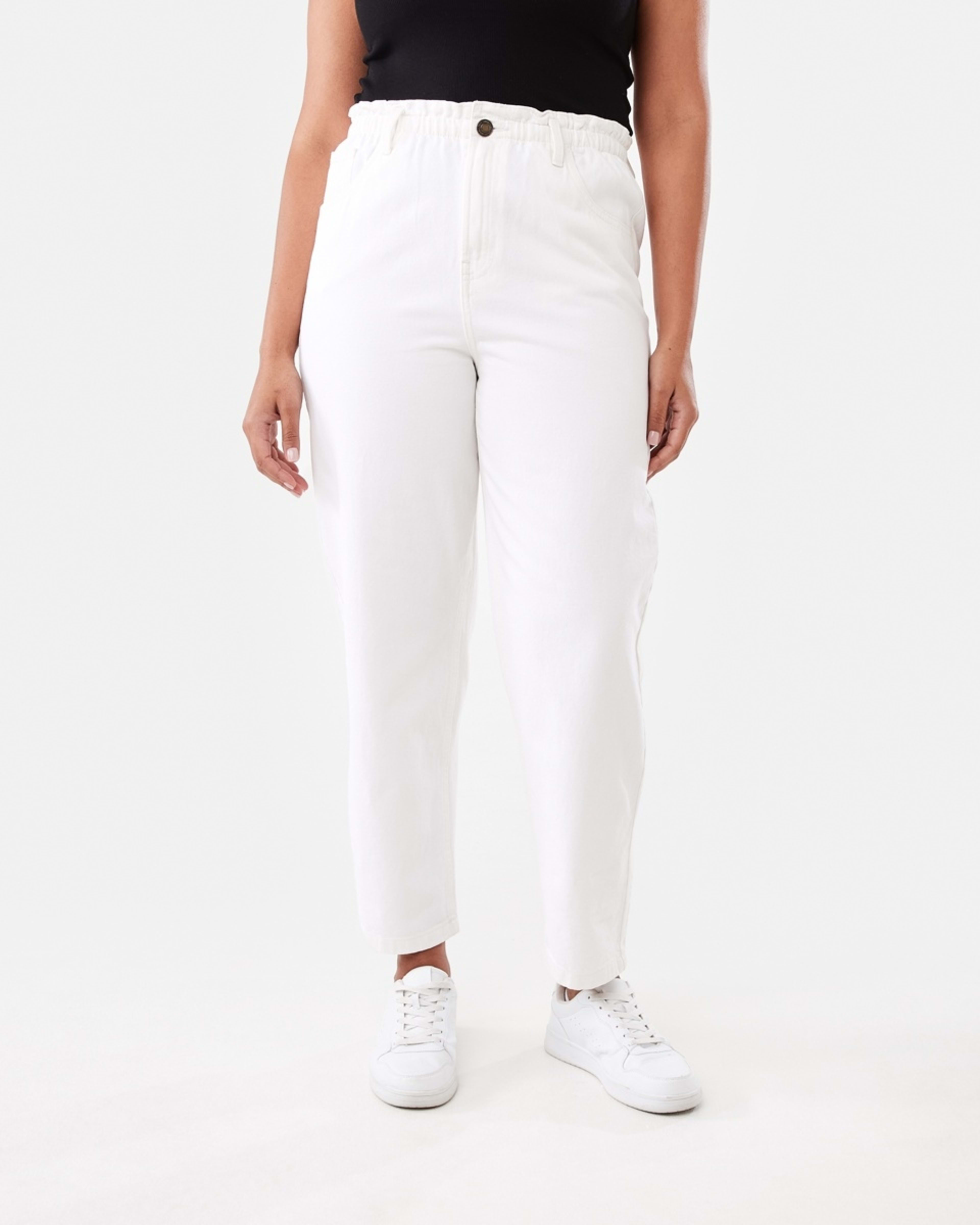 1 Paperbag Jeans Ecru, 1 of 5