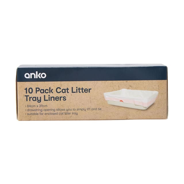 Cat Litter Tray Liners 10 Pack Kmart