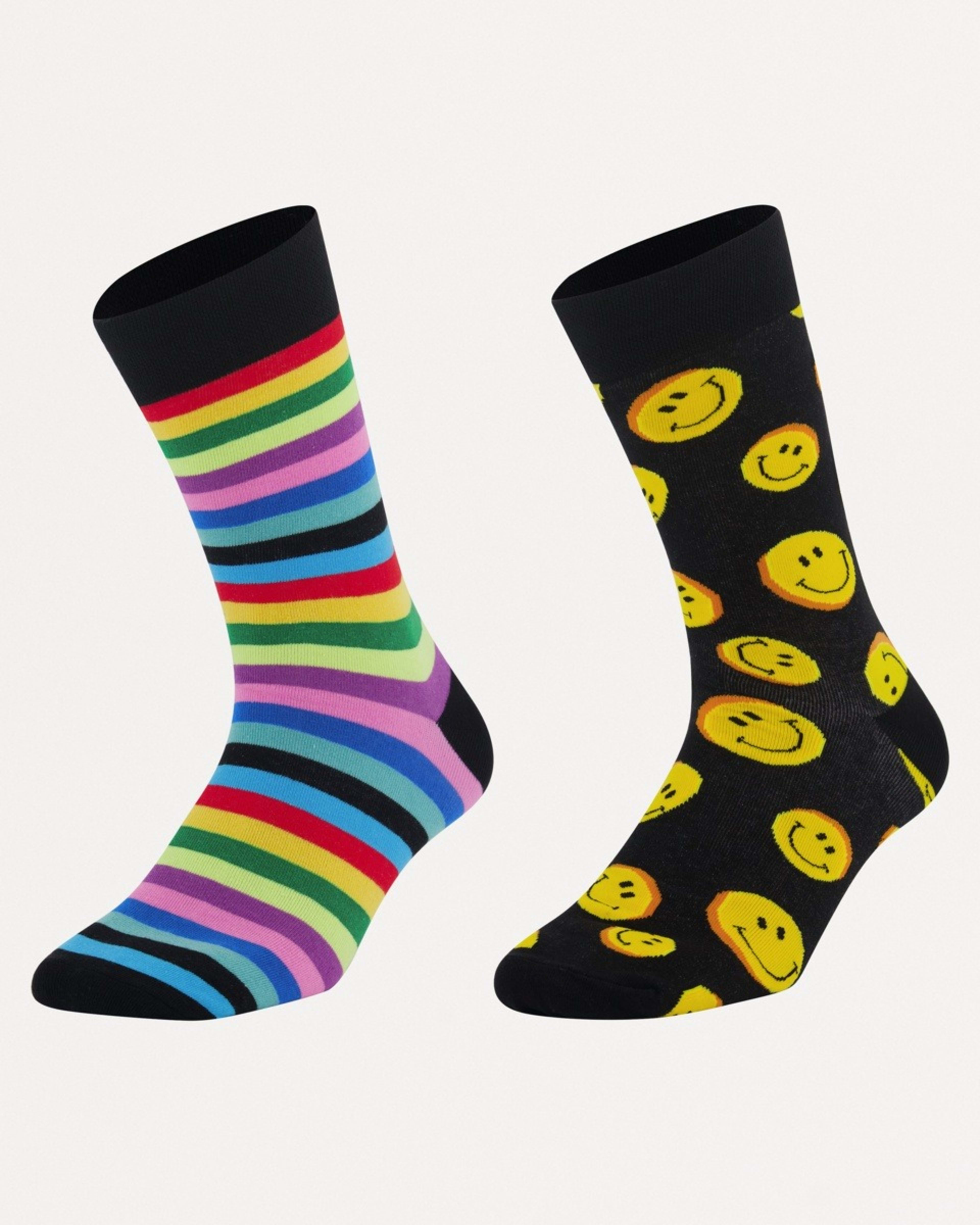 1 2 Pack Novelty Pattern Socks Smilestrip