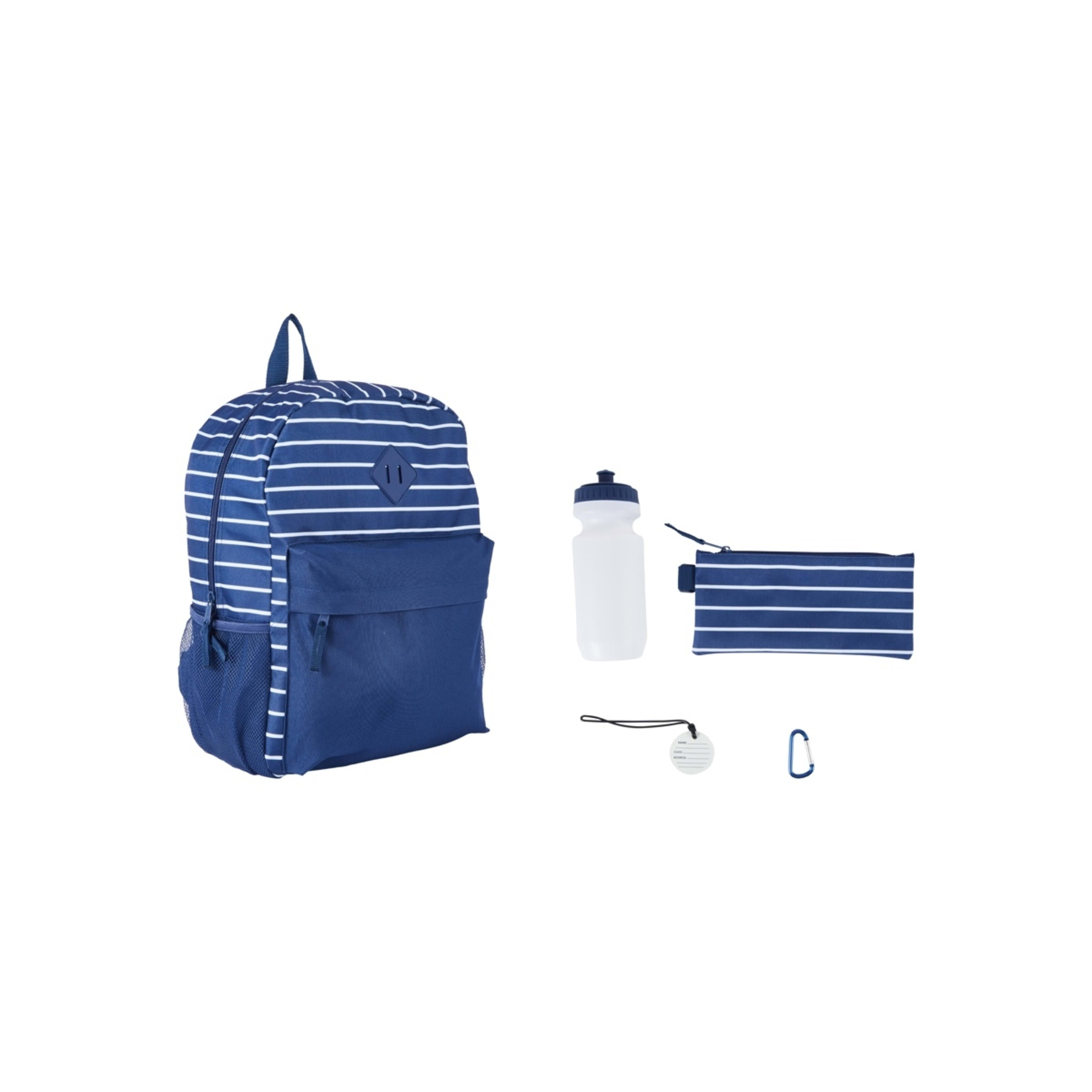 1 5 Piece Stripe Backpack Set, 1 of 7