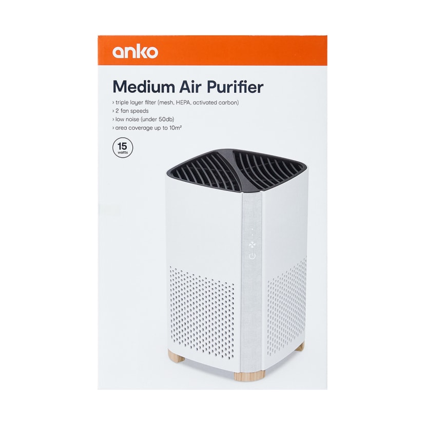 Medium Air Purifier White Kmart
