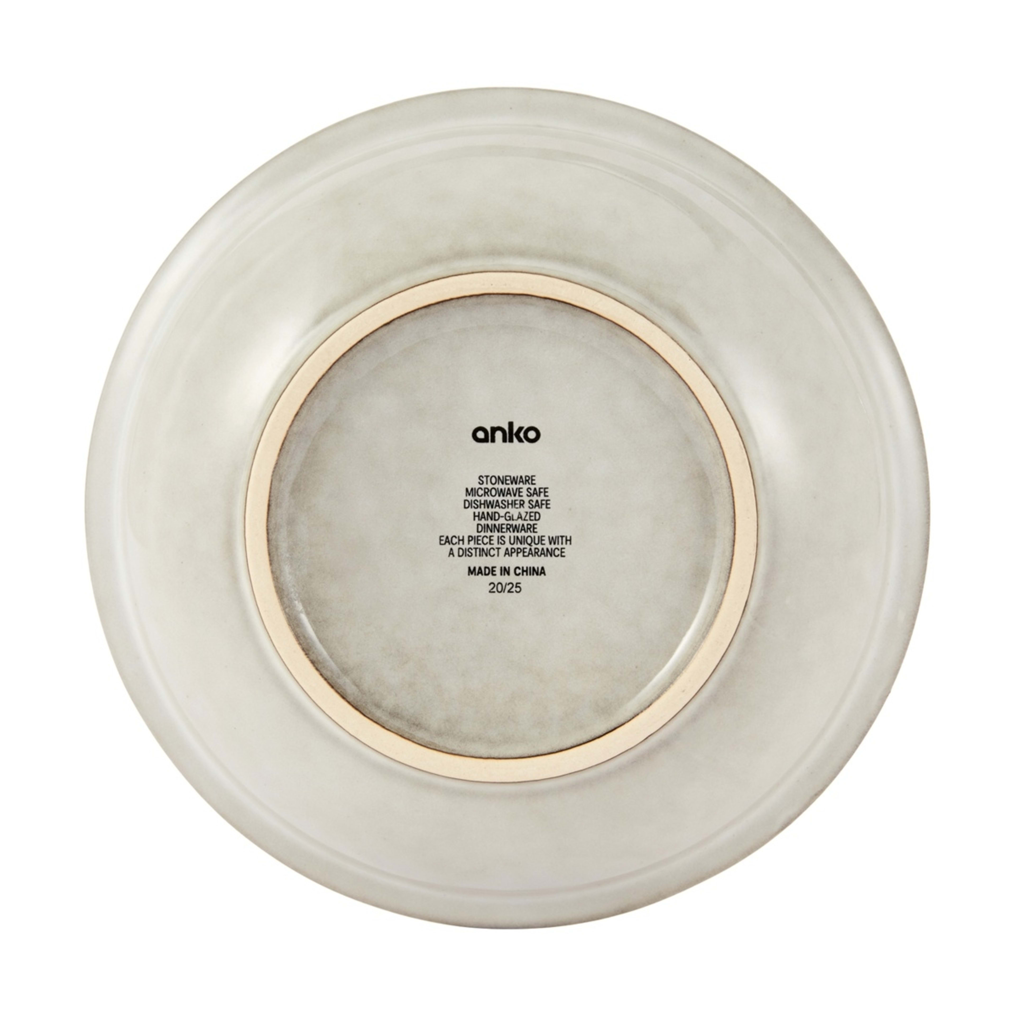4 Grey Rim Large Bowl, 4 of 4