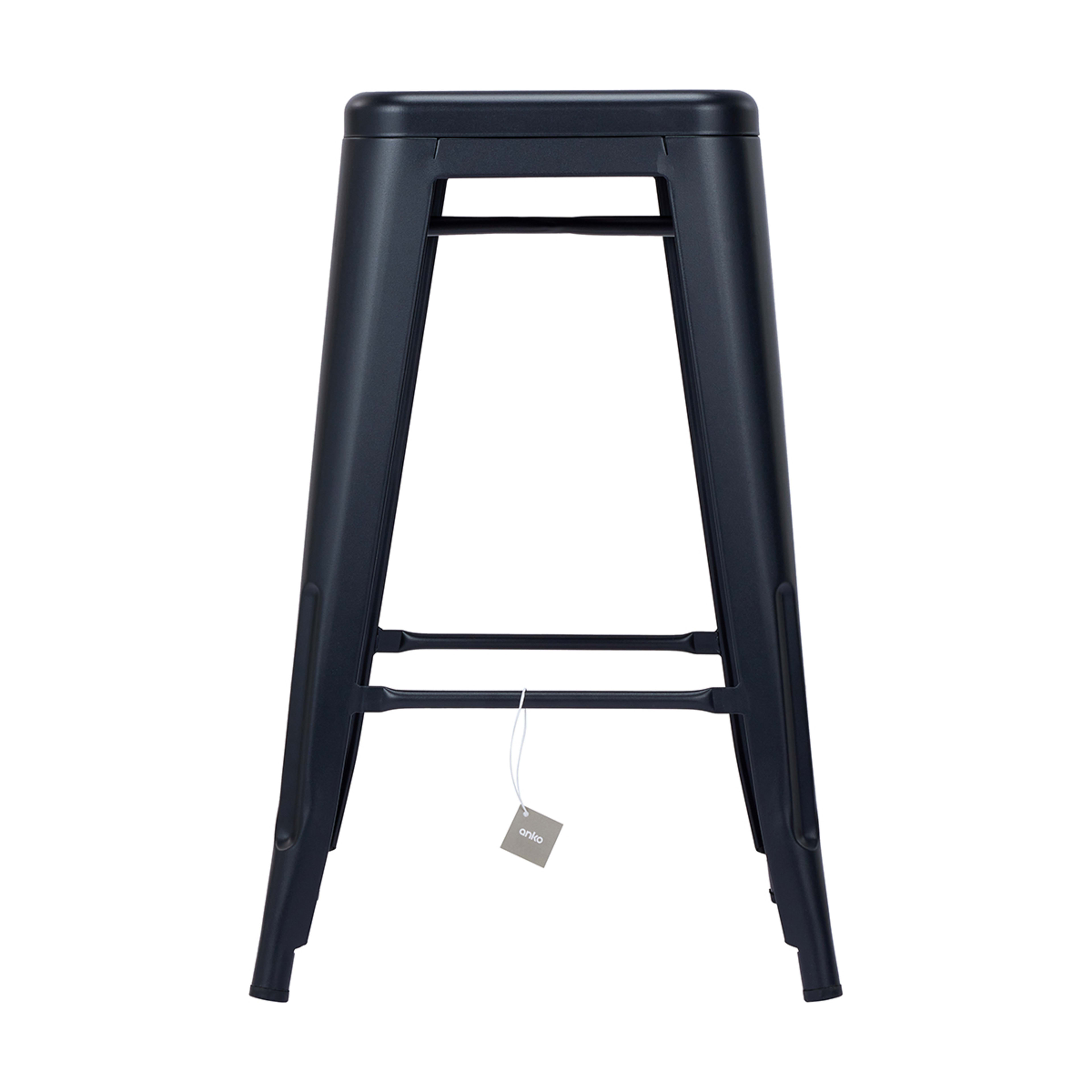 Metal Bar Stool Black Kmart