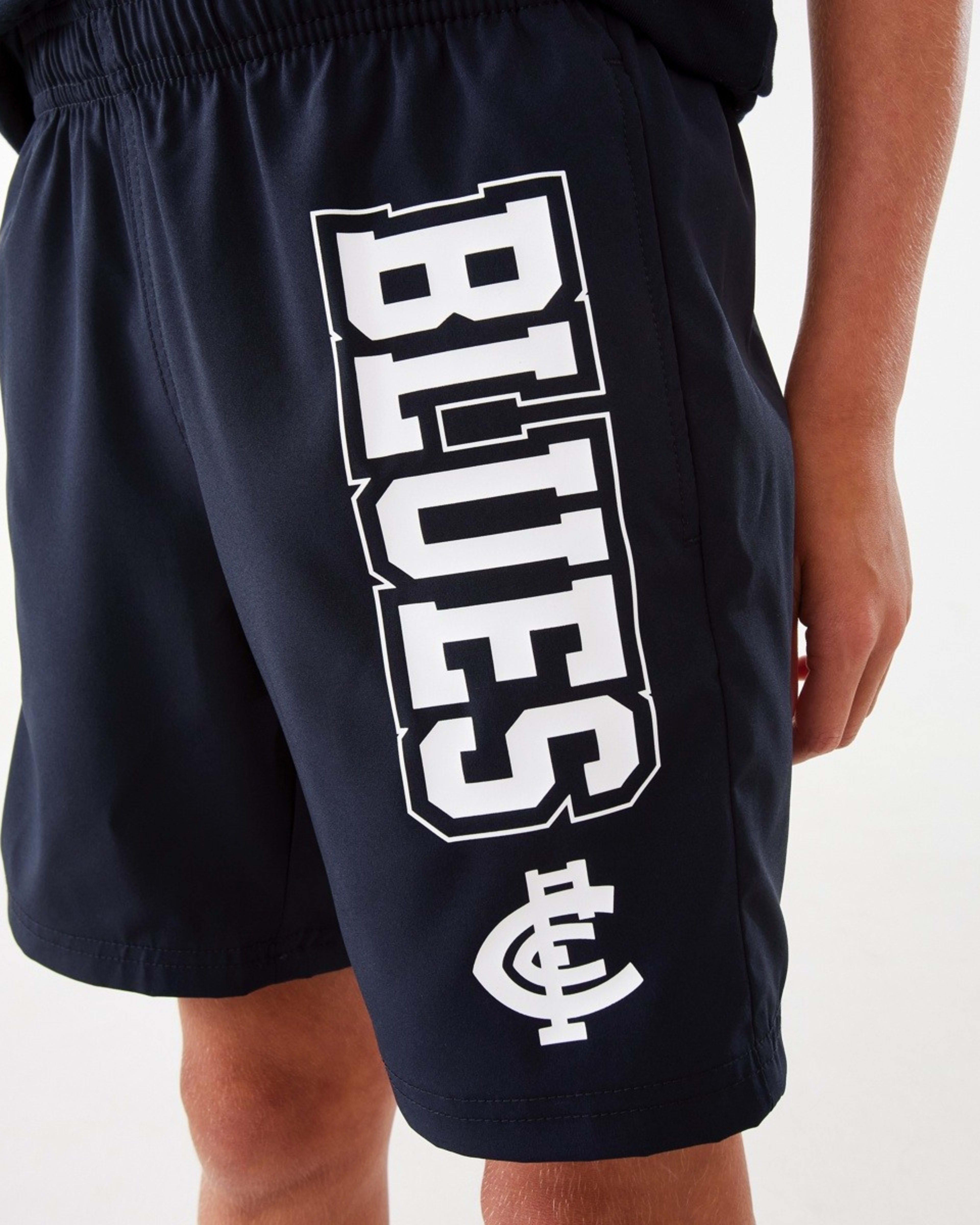 3 Official AFL Kids Shorts Carlton, 3 of 9