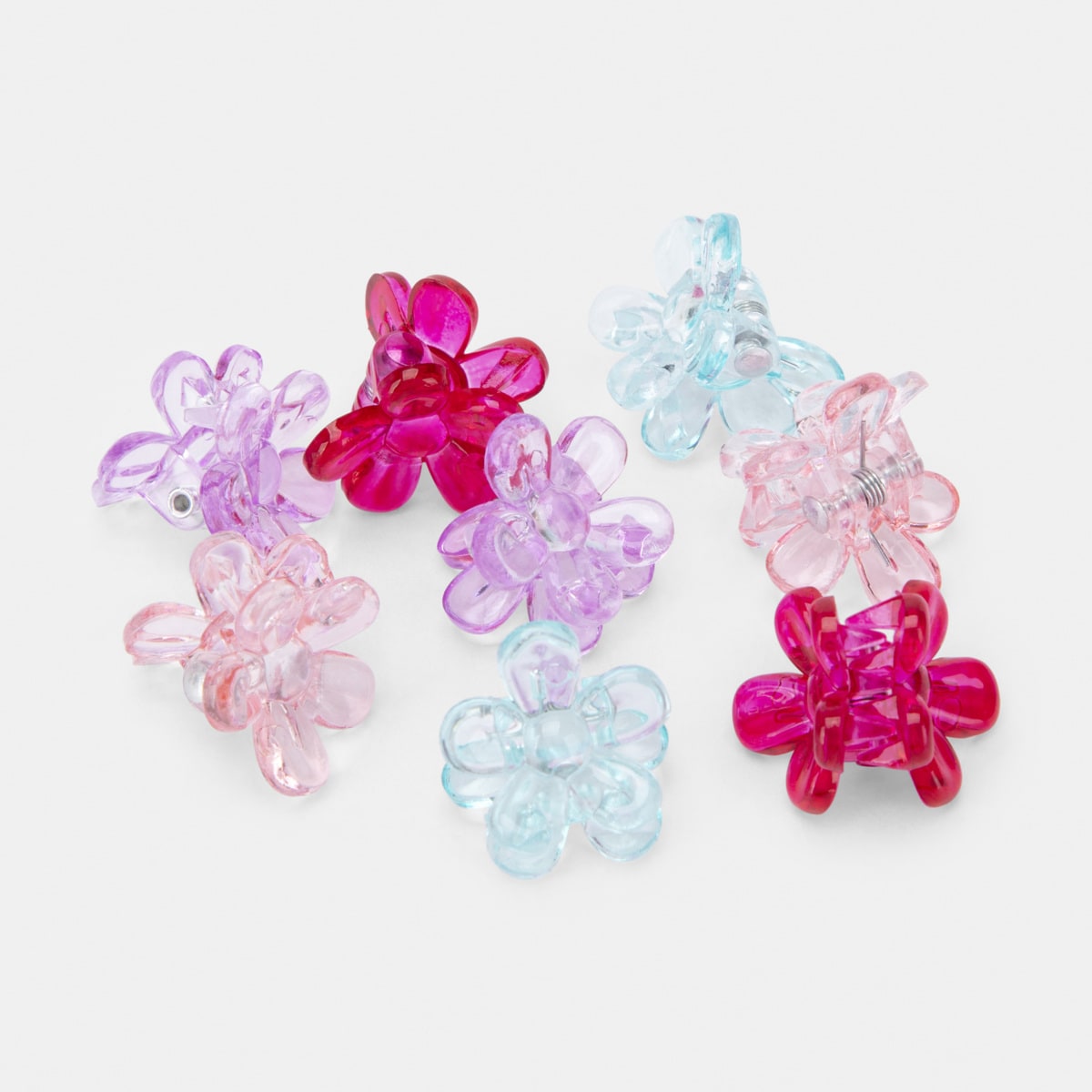 8 Pack Flower Claw Hair Clips Kmart NZ