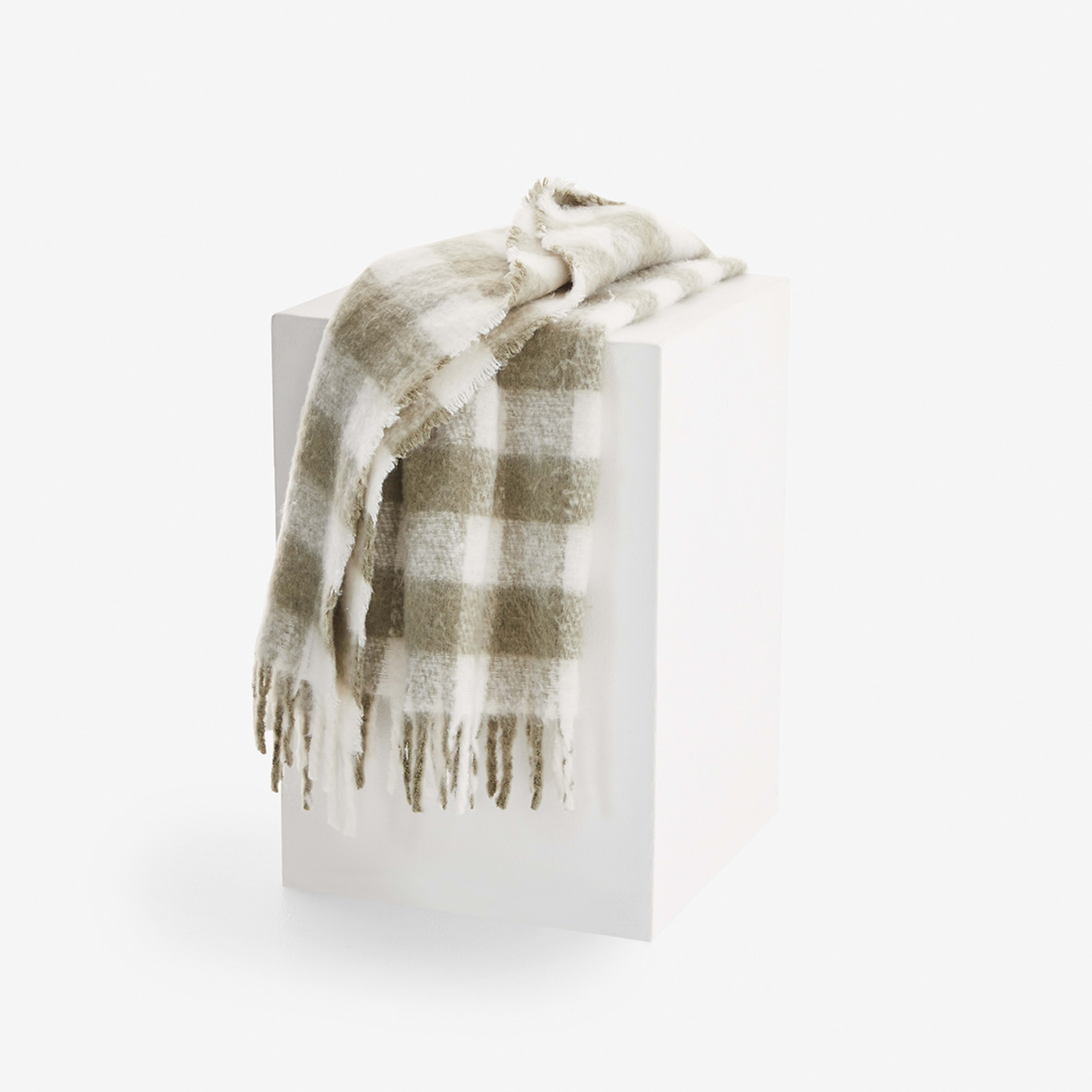 1 Check Woven Throw - Forest