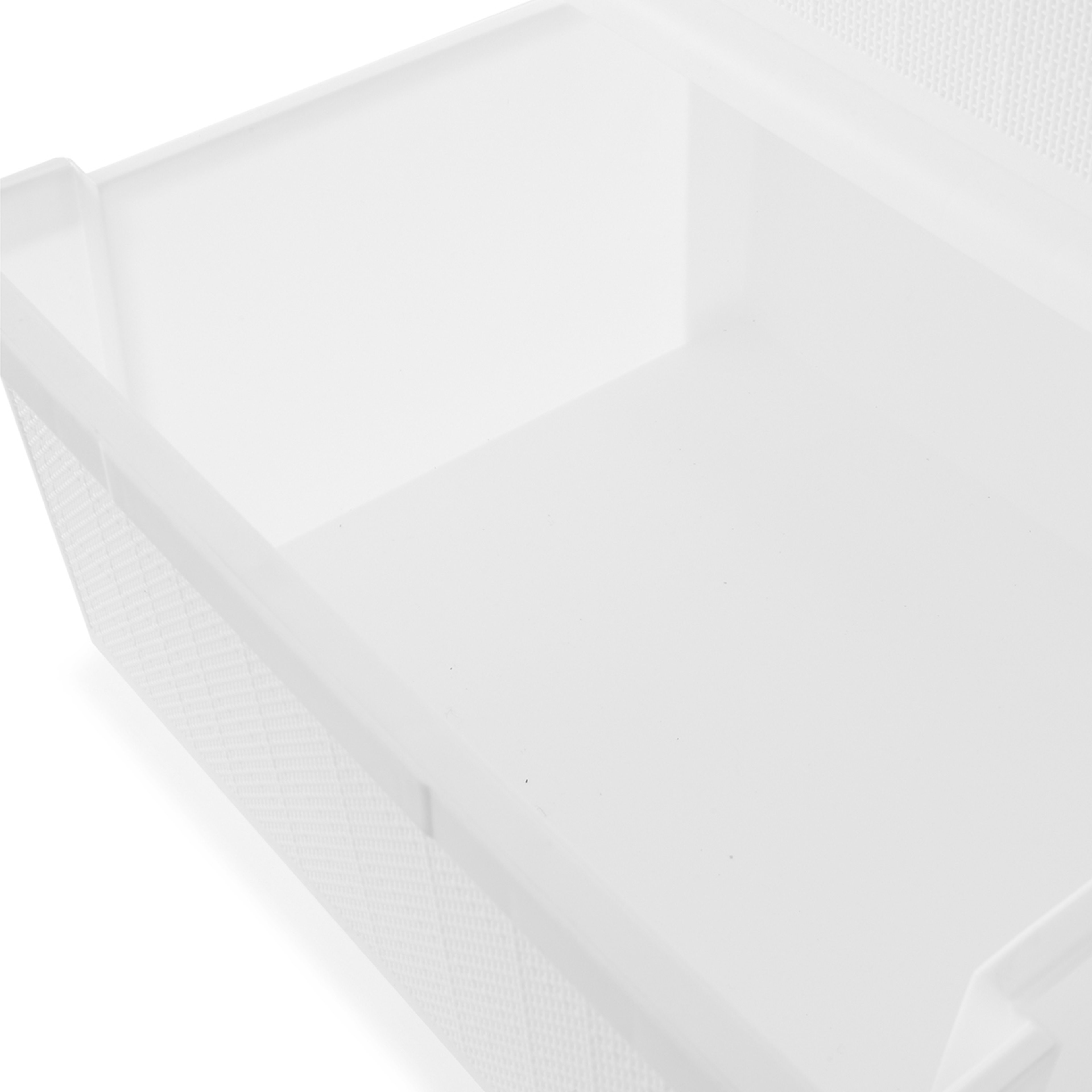 7 3 Linen Weave Drawers - White, 7 of 10