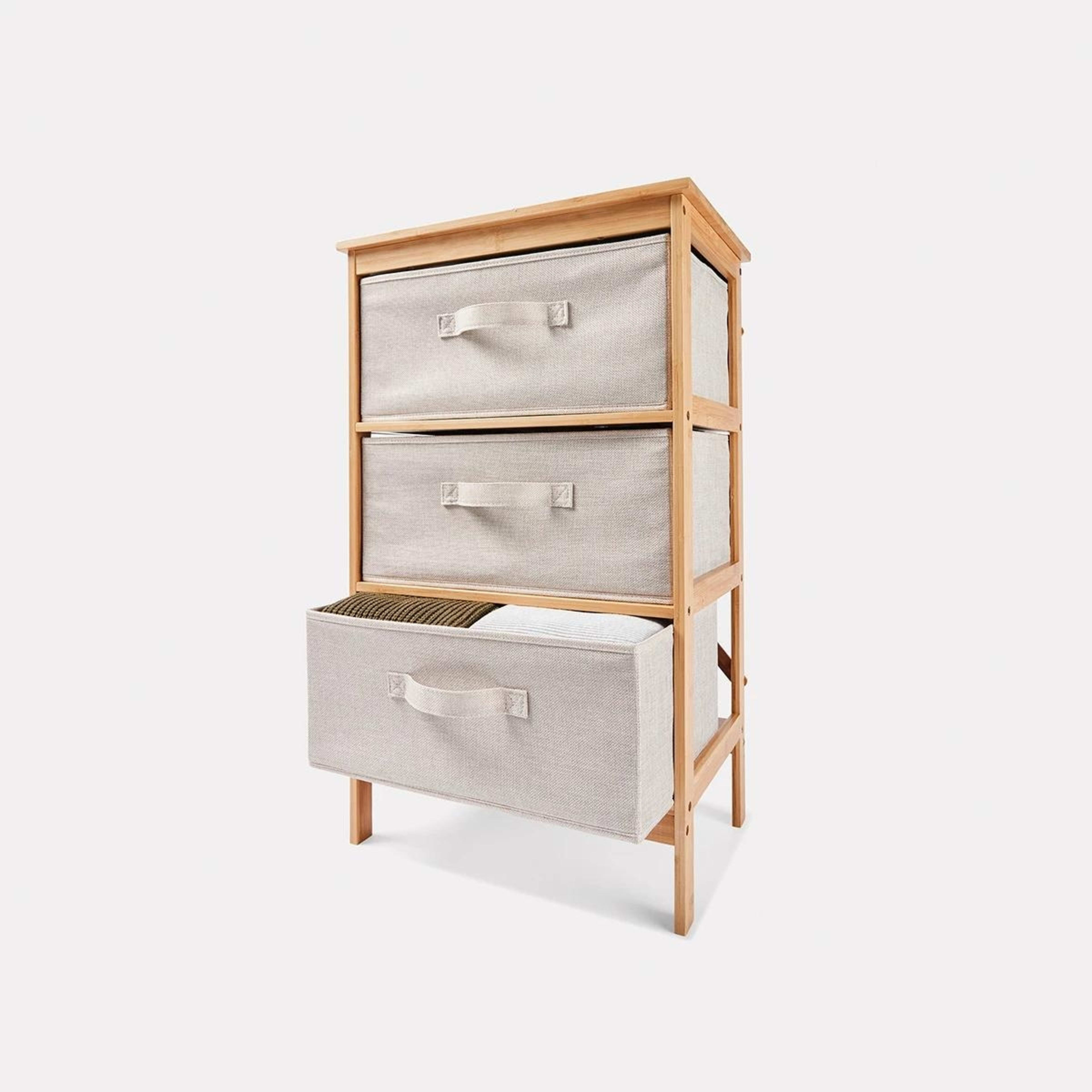 3 3 Drawer Bamboo Chest, 3 of 10