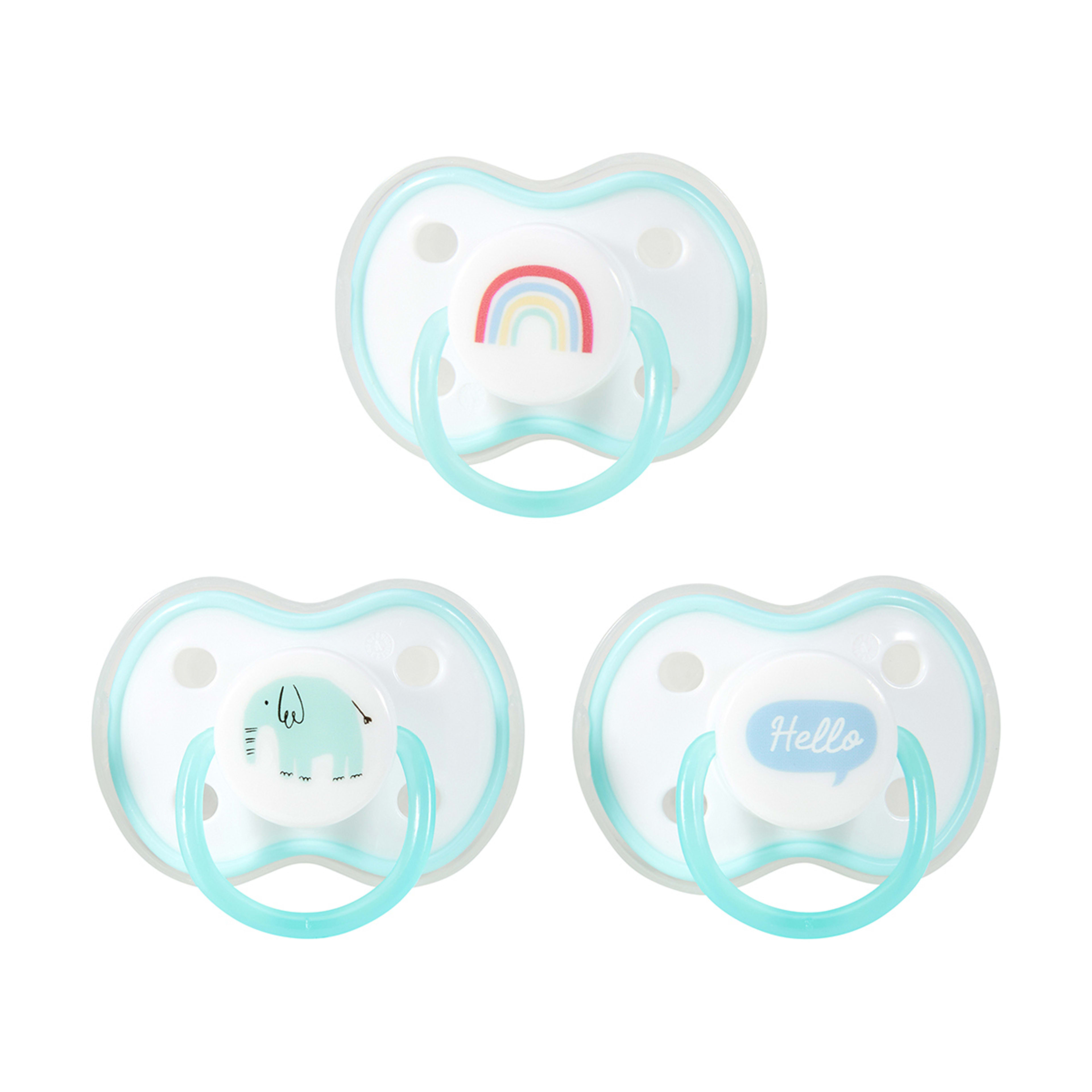 1 3 Pack Silicone Soothers