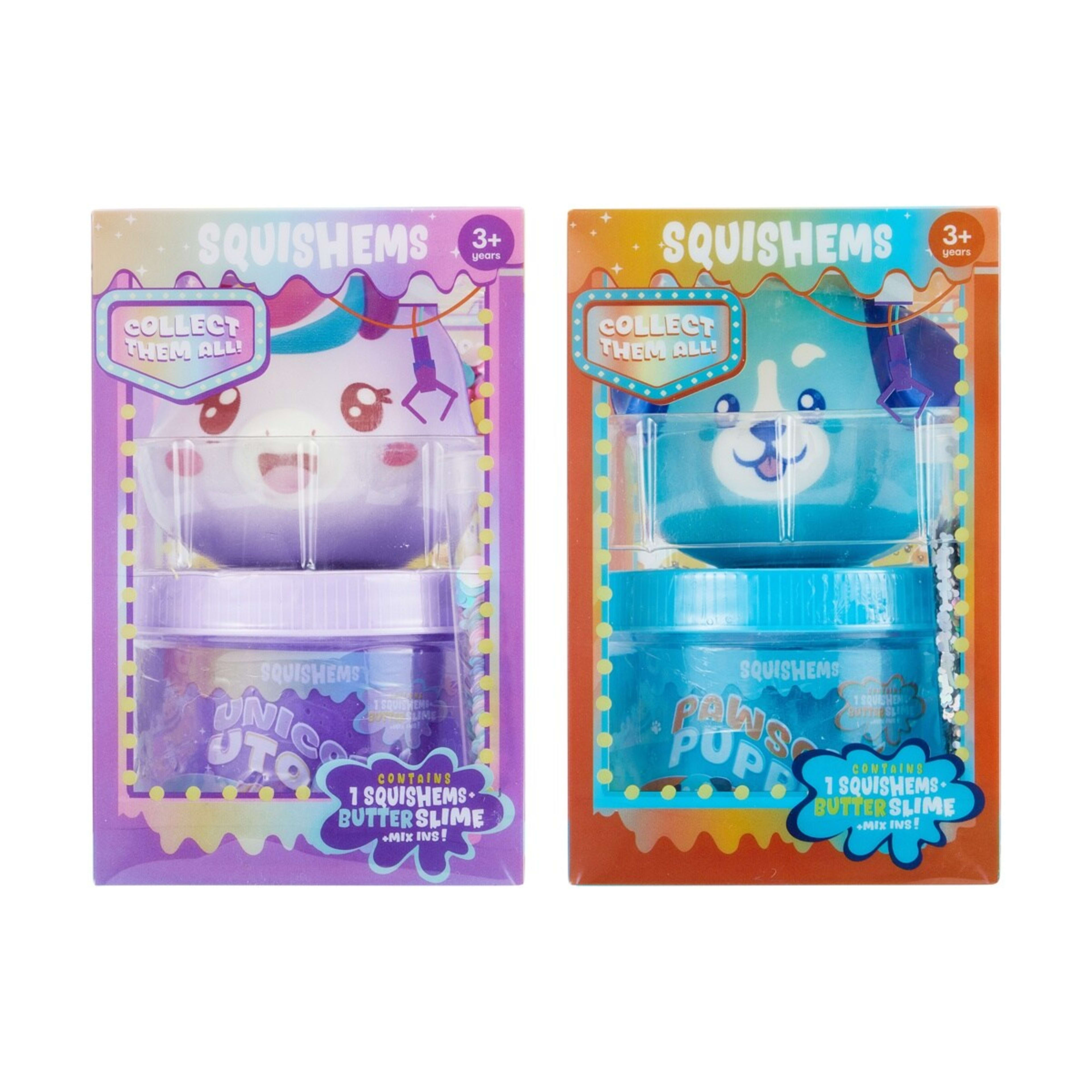 1 Squishems Butter Slime + Mix Ins - Assorted