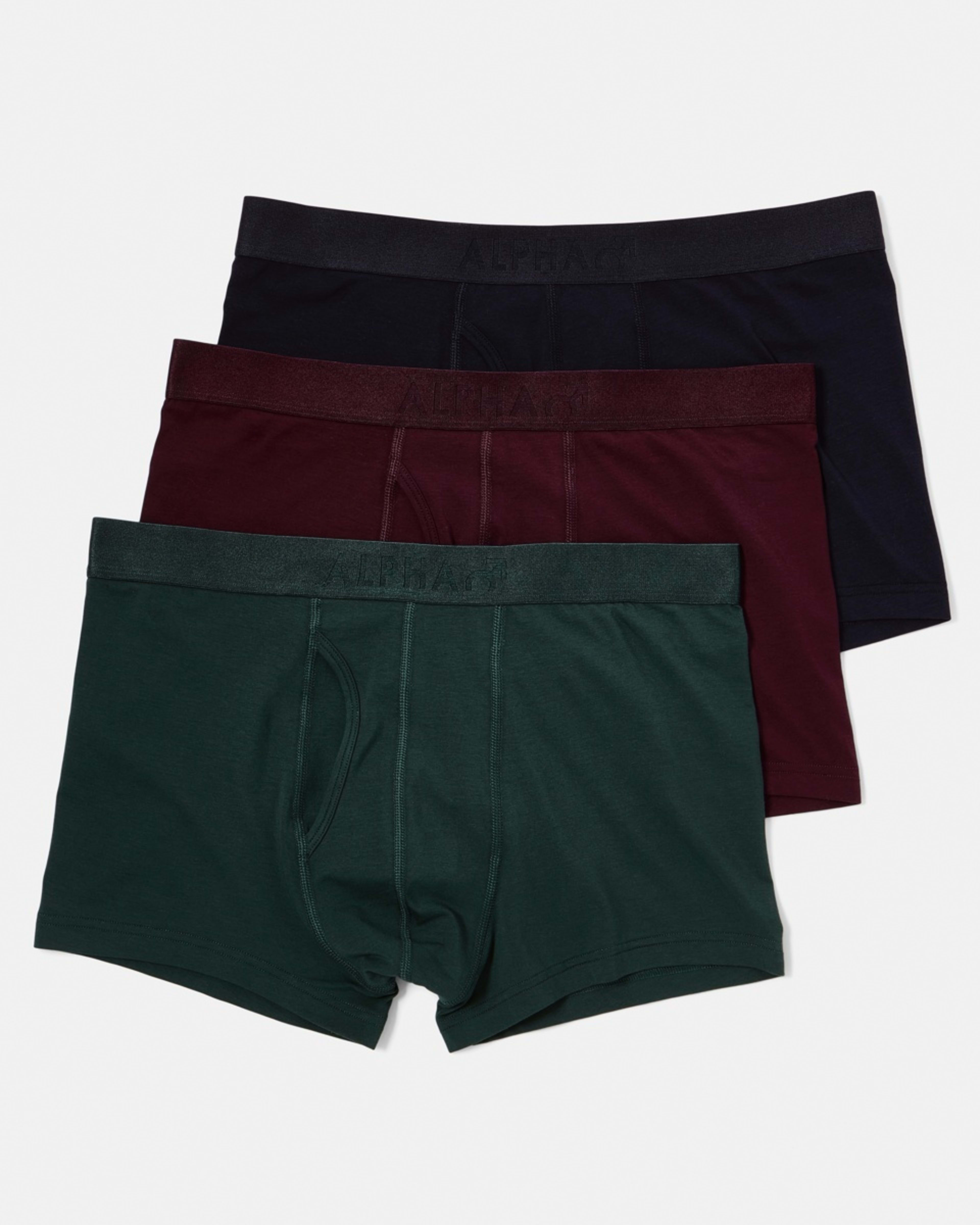 1 3 Pack Cotton Modal Trunks Forest, 1 of 8