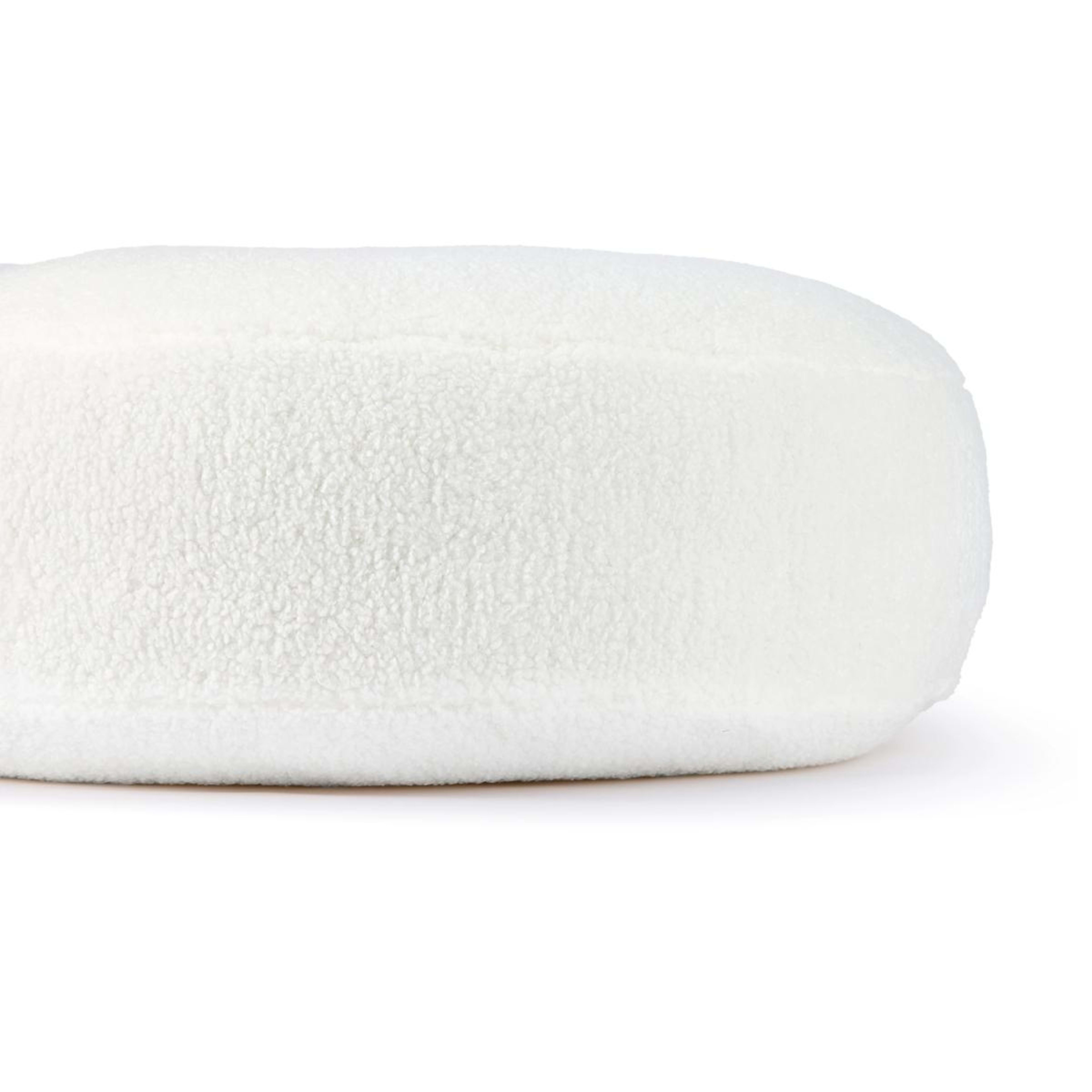 4 Boucle Floor Cushion - White, 4 of 6