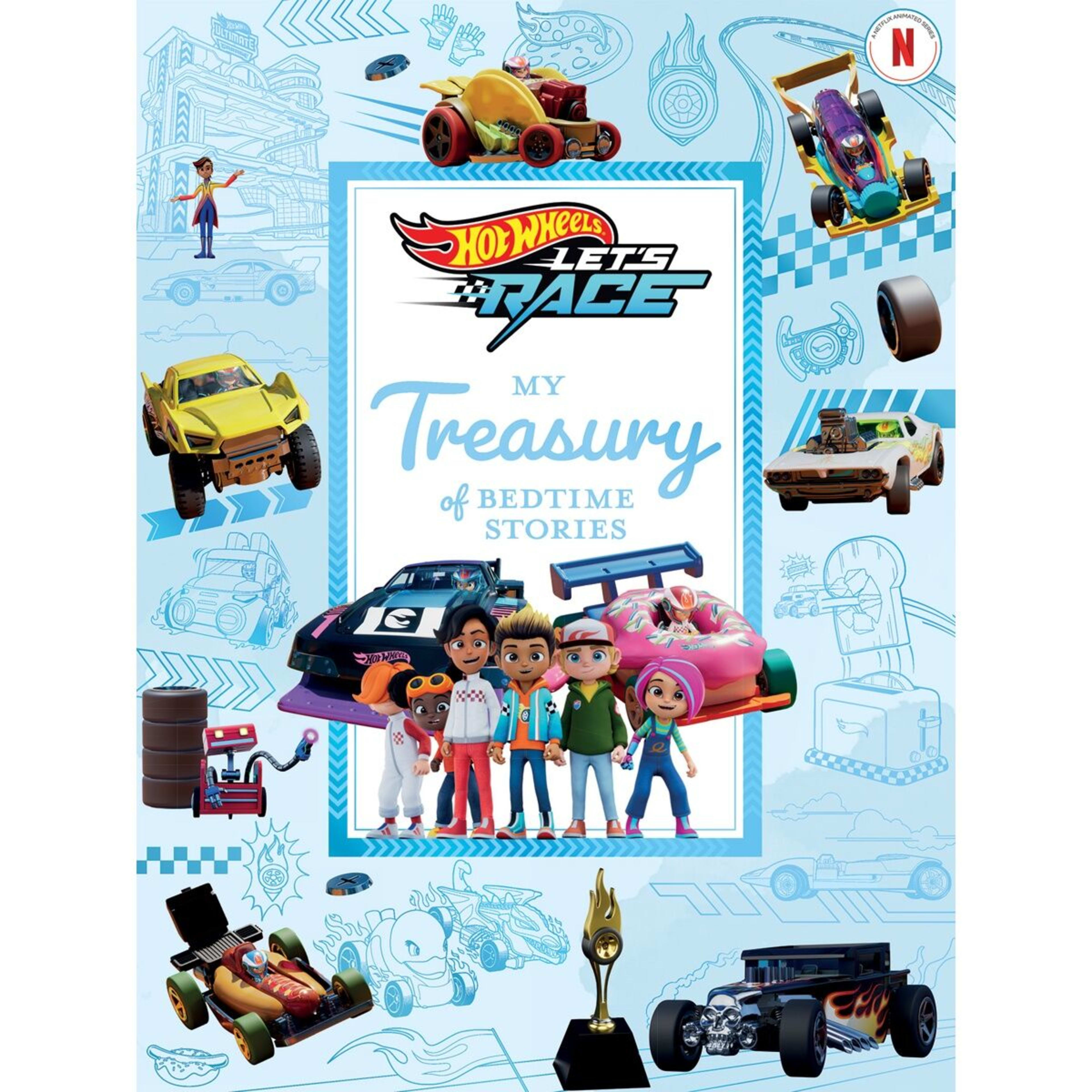 2 Hot Wheels Let's Race My Treasury of Bedtime Stories - Book, 2 of 2