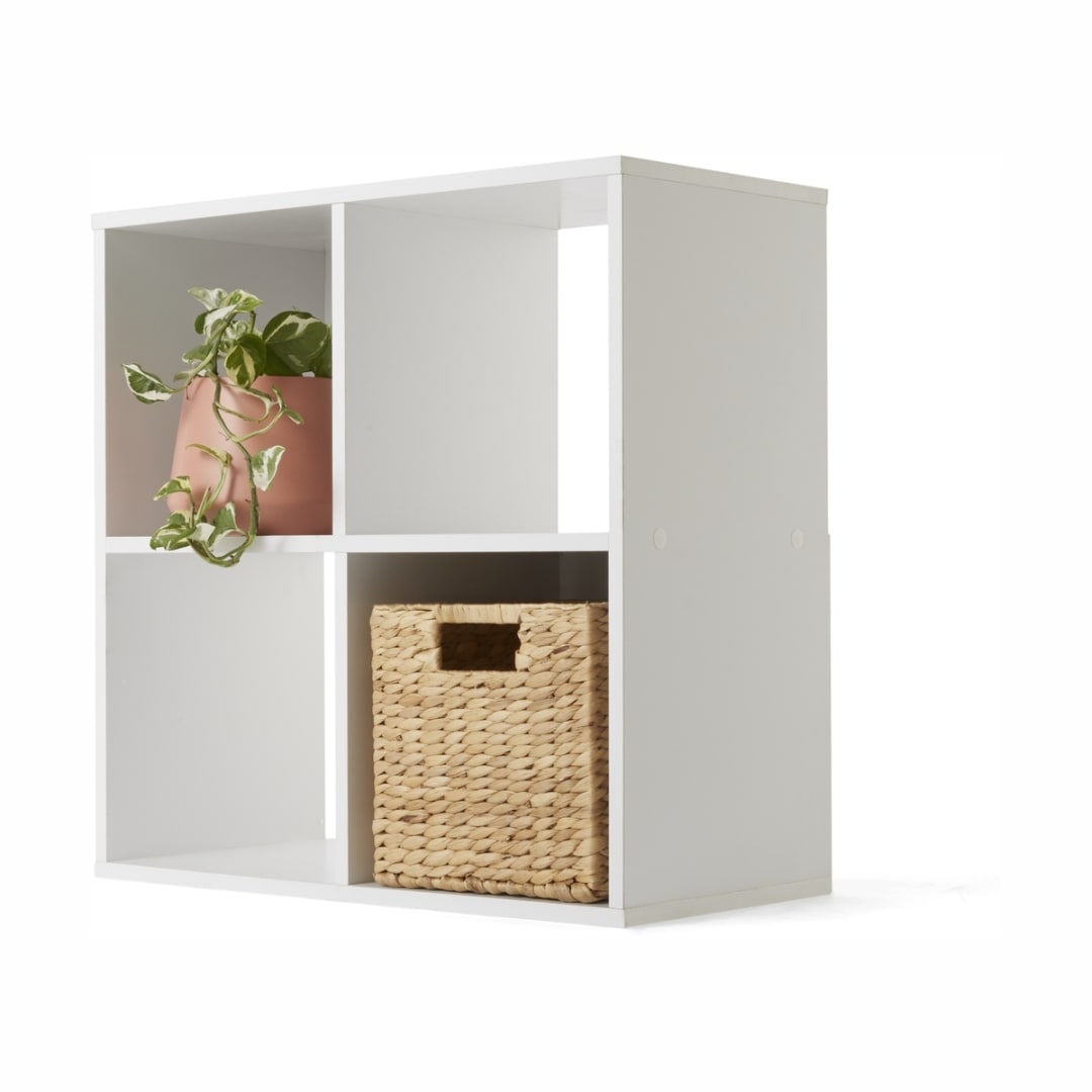 4 Cube Unit White Kmart