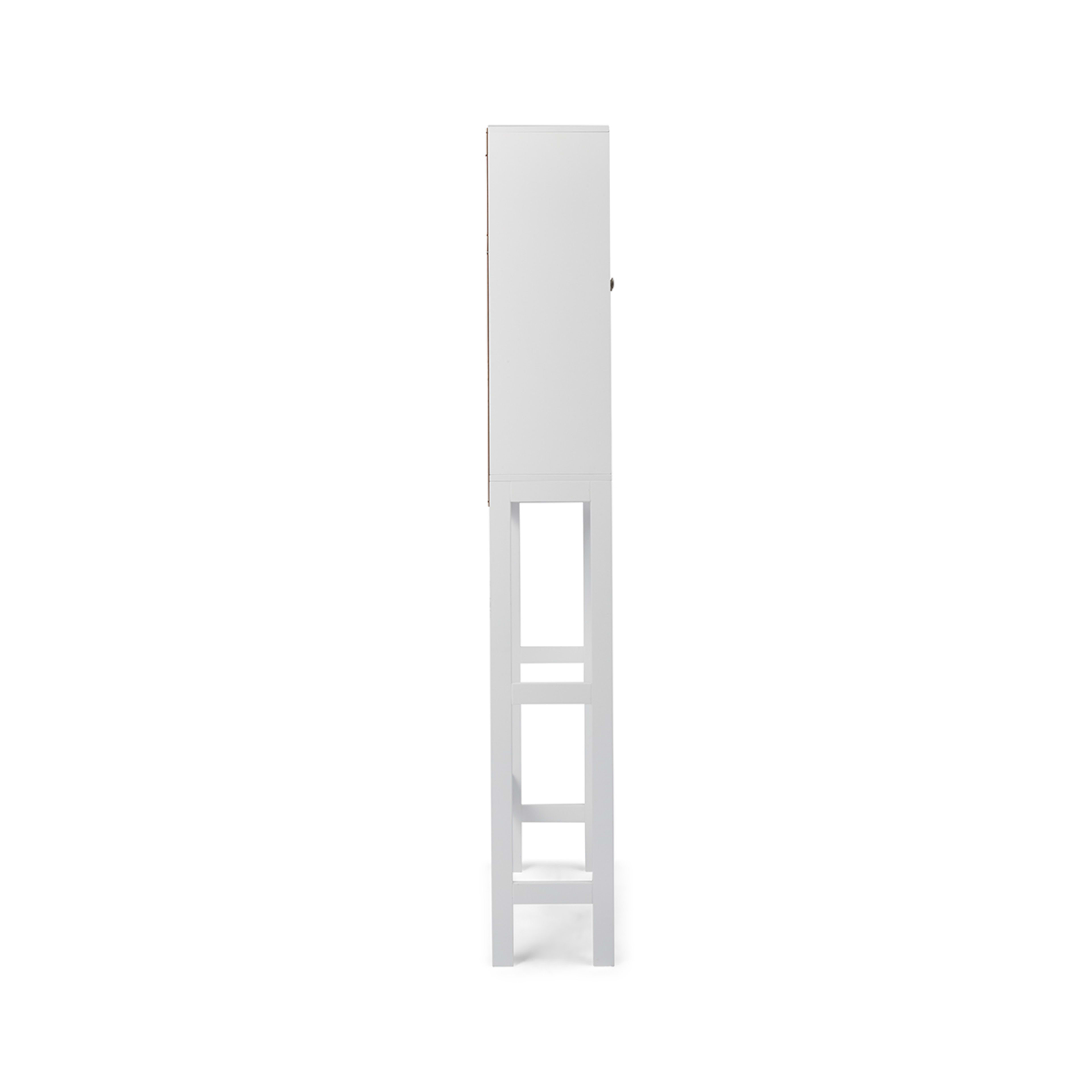 6 Over Toilet Panelled Shelf Unit, 6 of 9