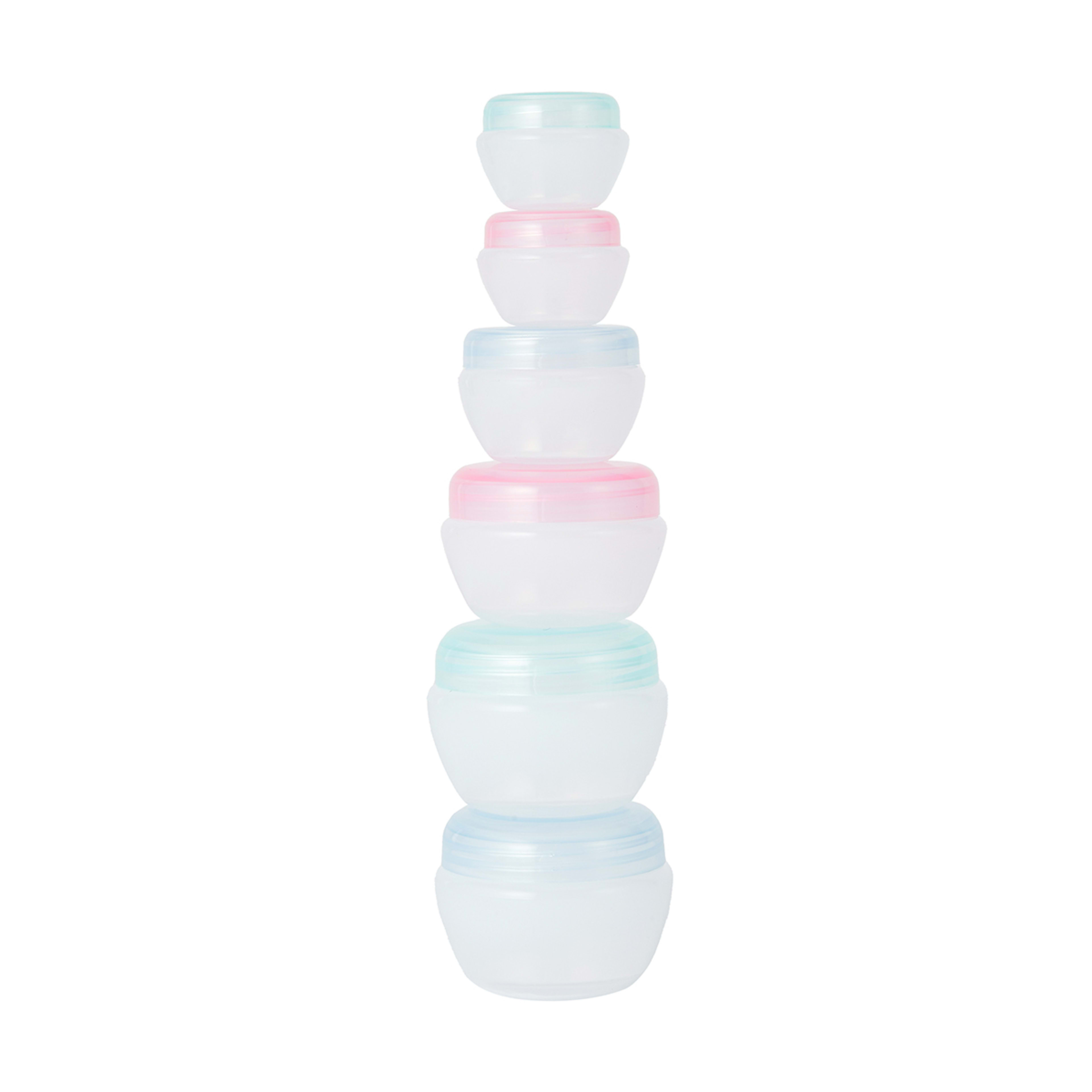 6 Pack Travel Solutions Stackable Jars Kmart