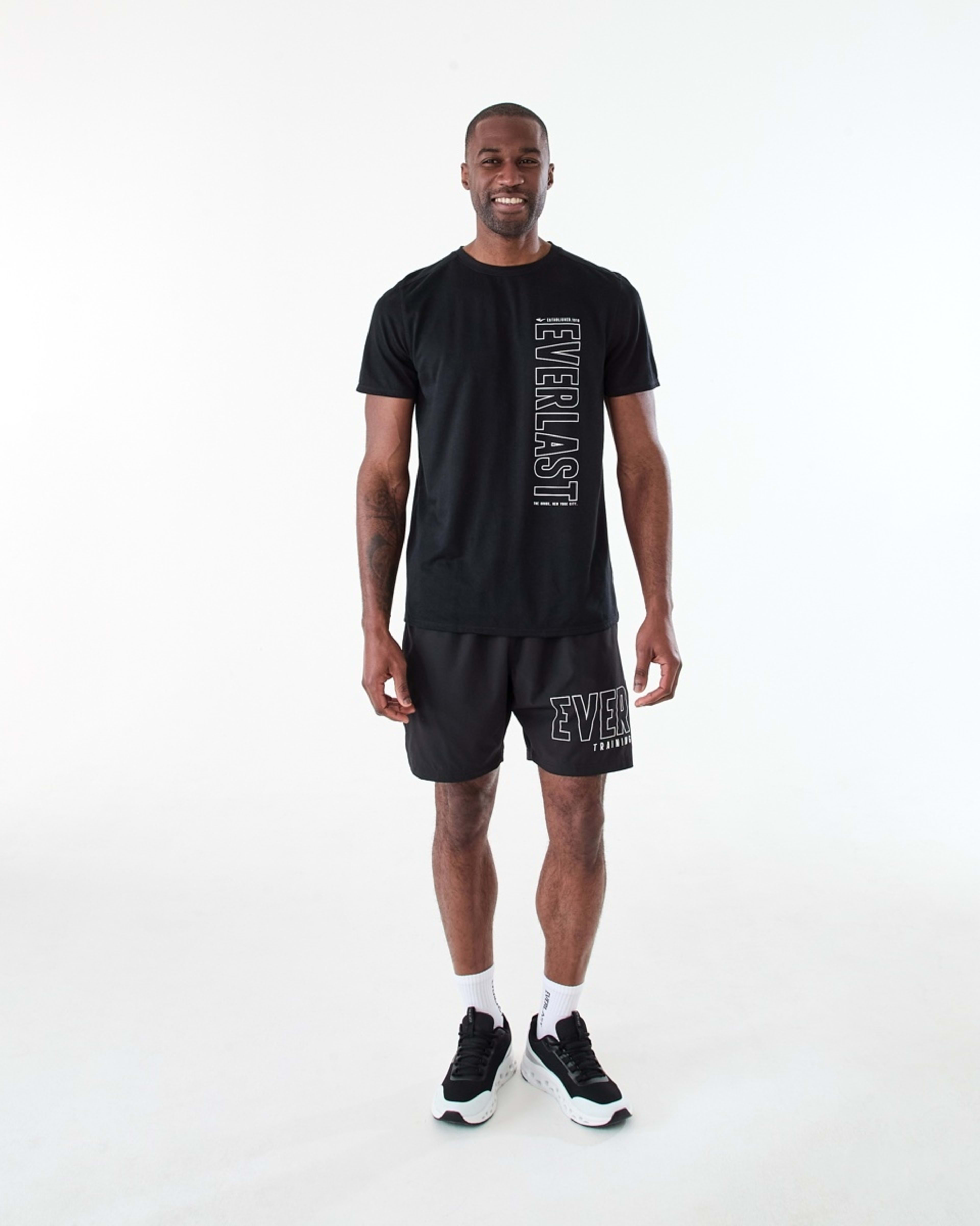 7 Everlast Mens Mesh T-shirt EVERLAST BLACK, 7 of 7