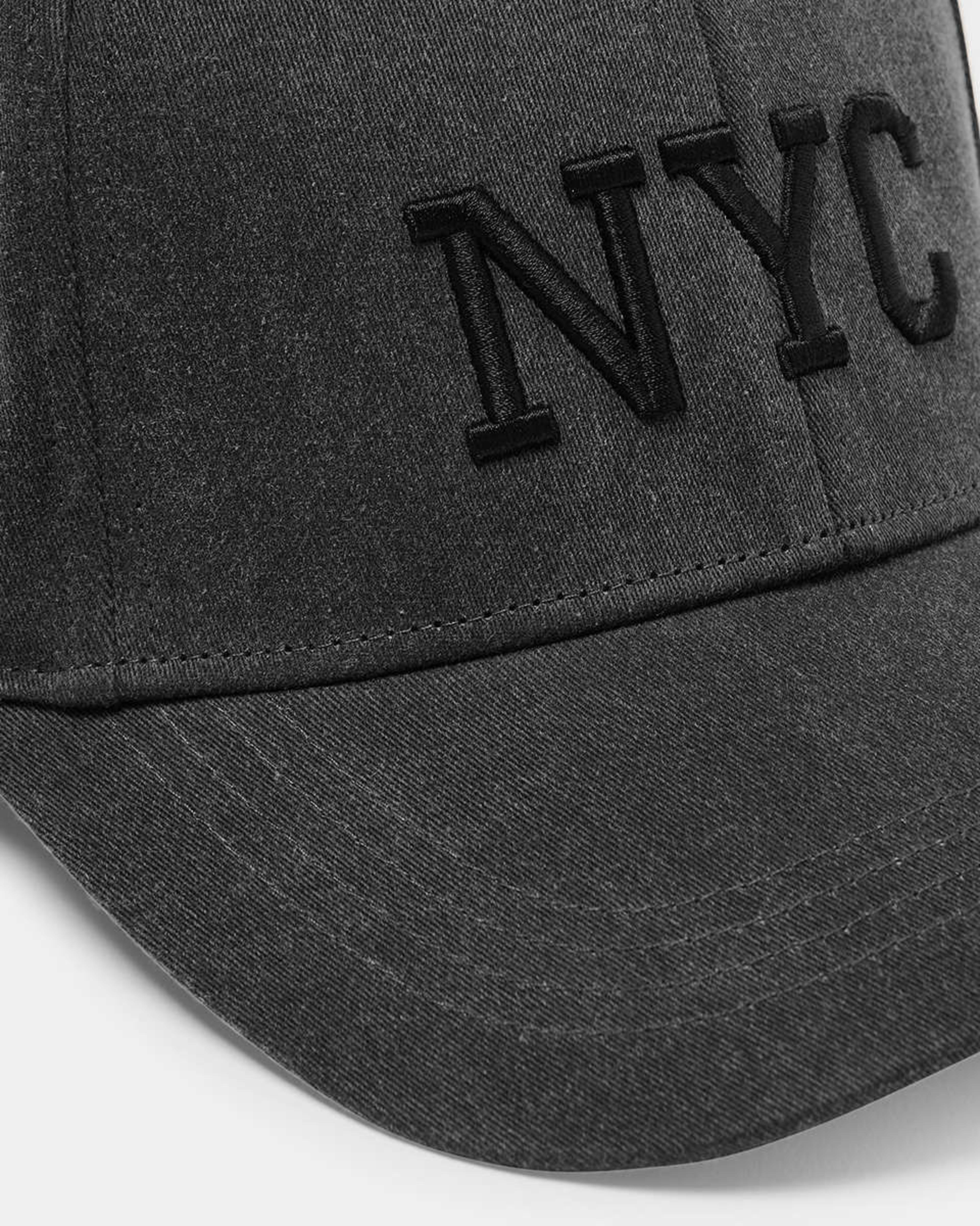3 Stretch Fit Baseball Cap Blk Washed, 3 of 4