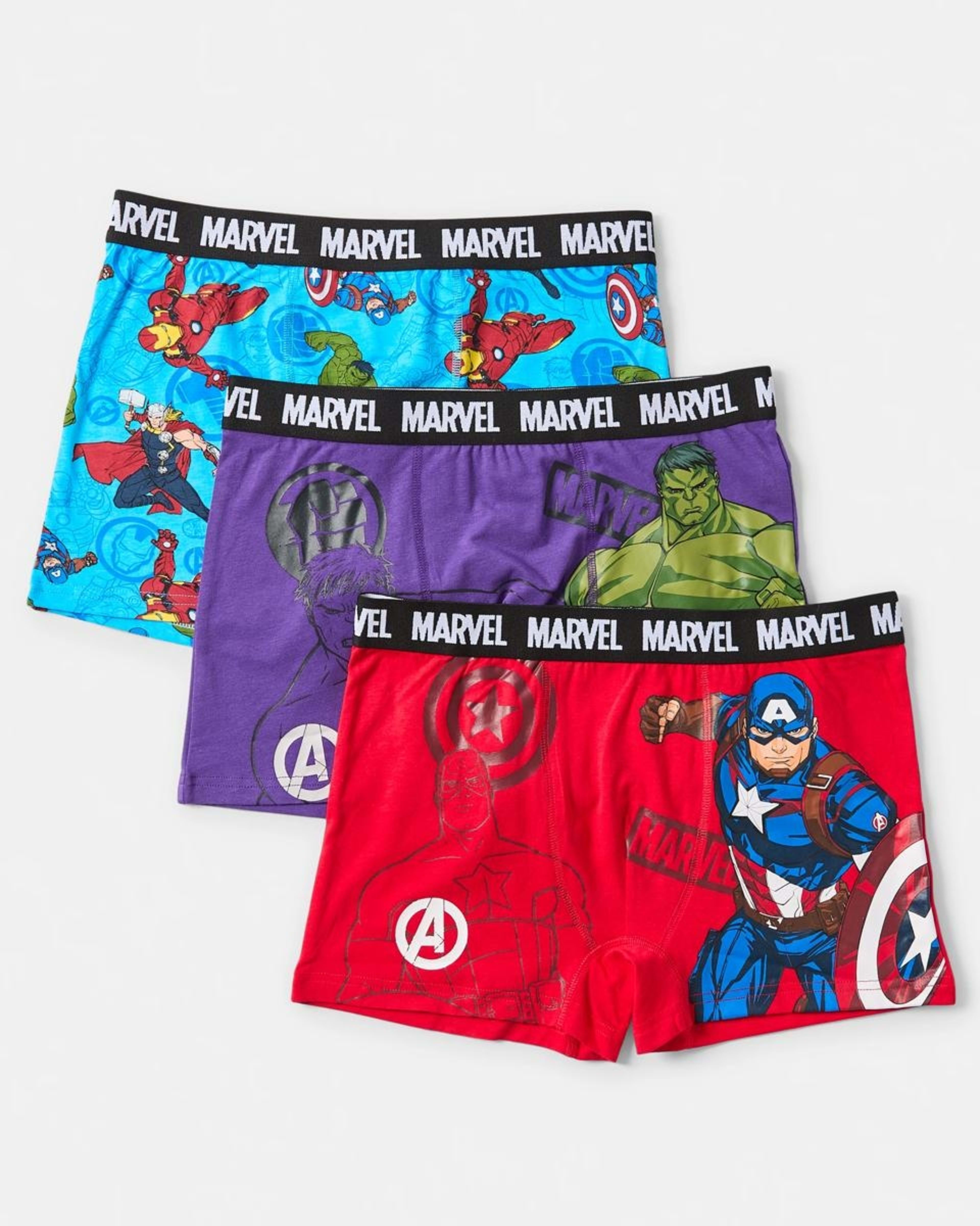 2 3 Pack Marvel License Trunks MARVEL, 2 of 10