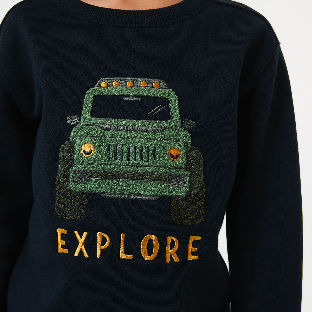 Boucle Crew Neck Sweatshirt Kmart