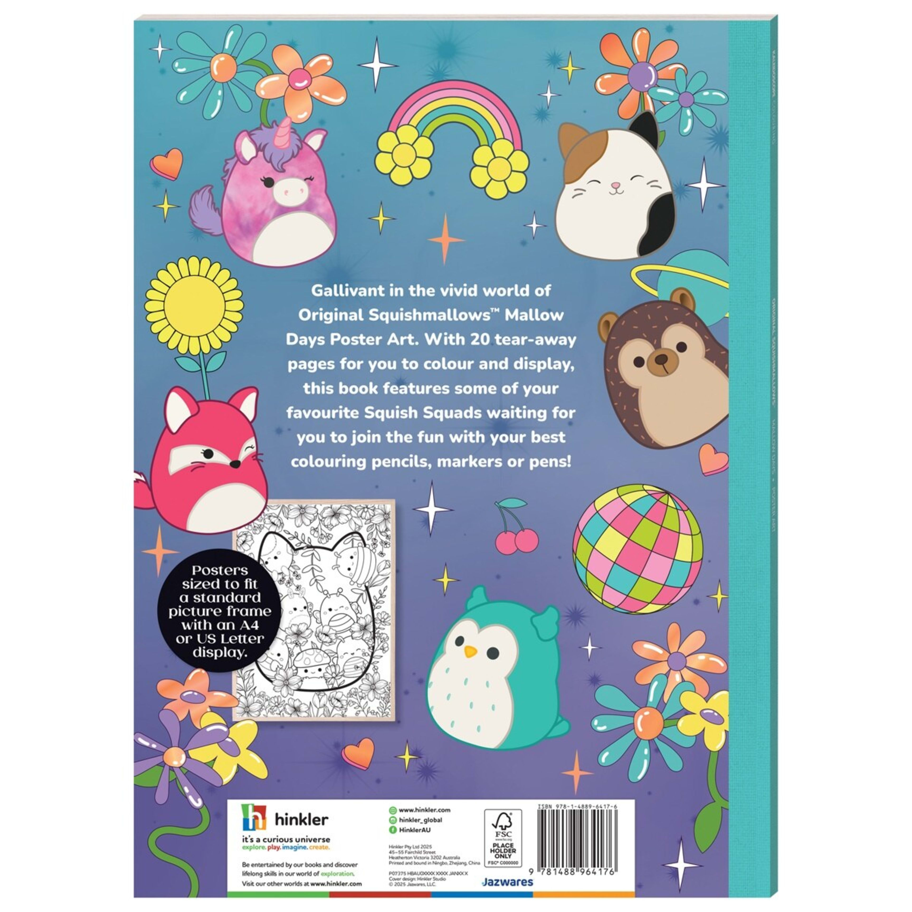 2 Kaleidoscope Colouring Poster Art: Original Squishmallows Mallow Days - Book, 2 of 5