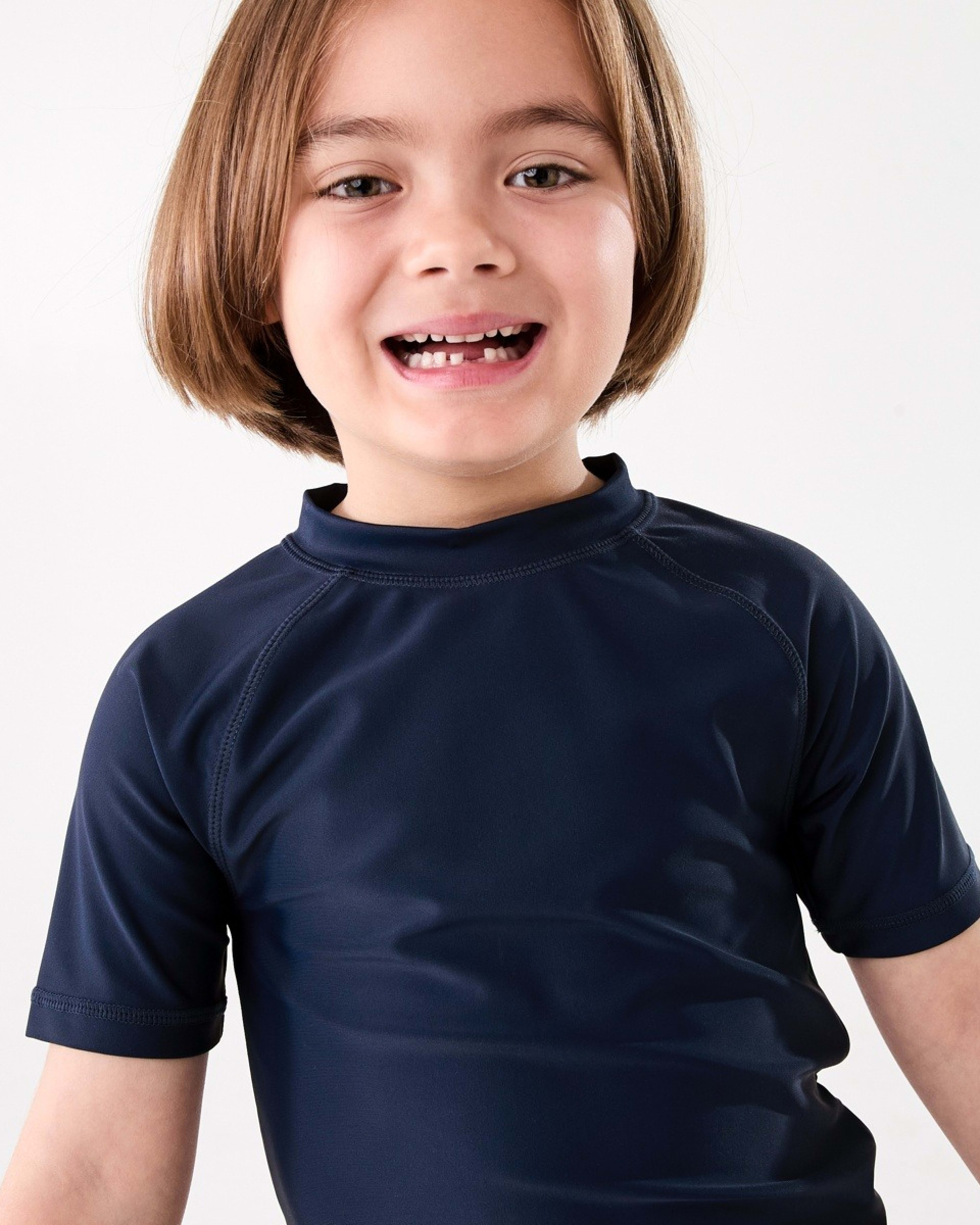 3 Short Sleeve Rash Vest DRESS BLUE, 3 of 6