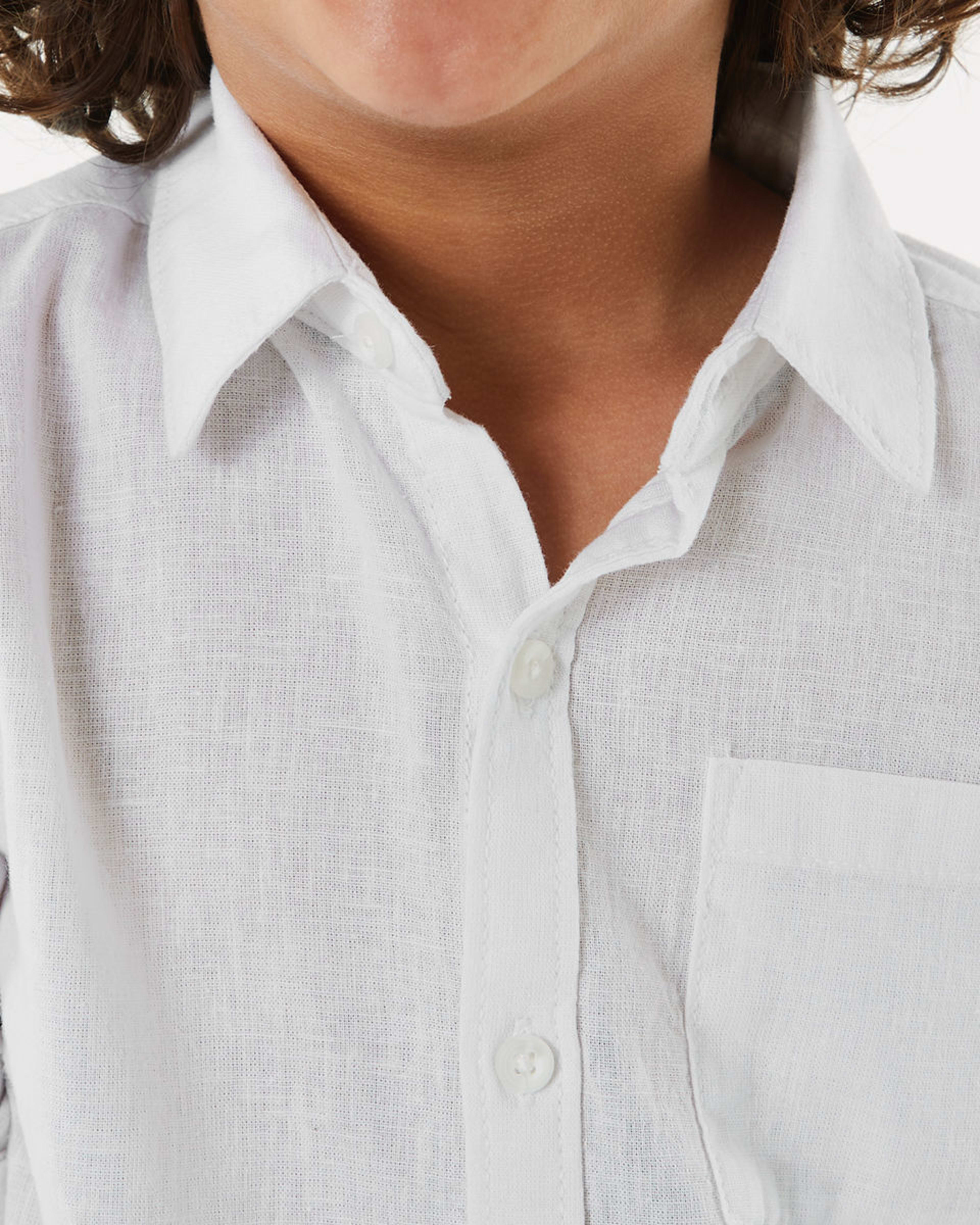 Long Sleeve Linen Shirt Kmart