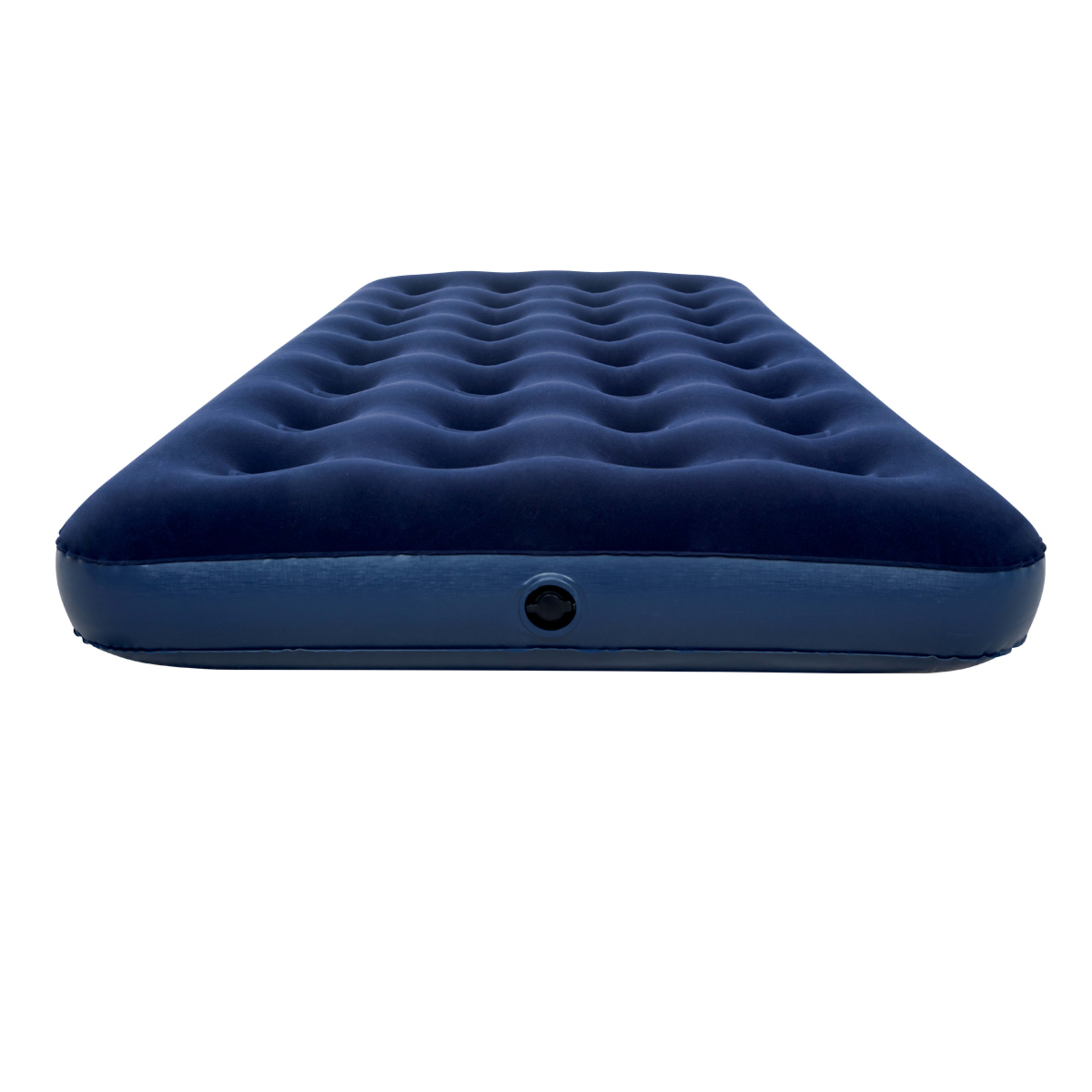 2 Flocked Air Mattress - Navy, Single Bed, 2 of 2