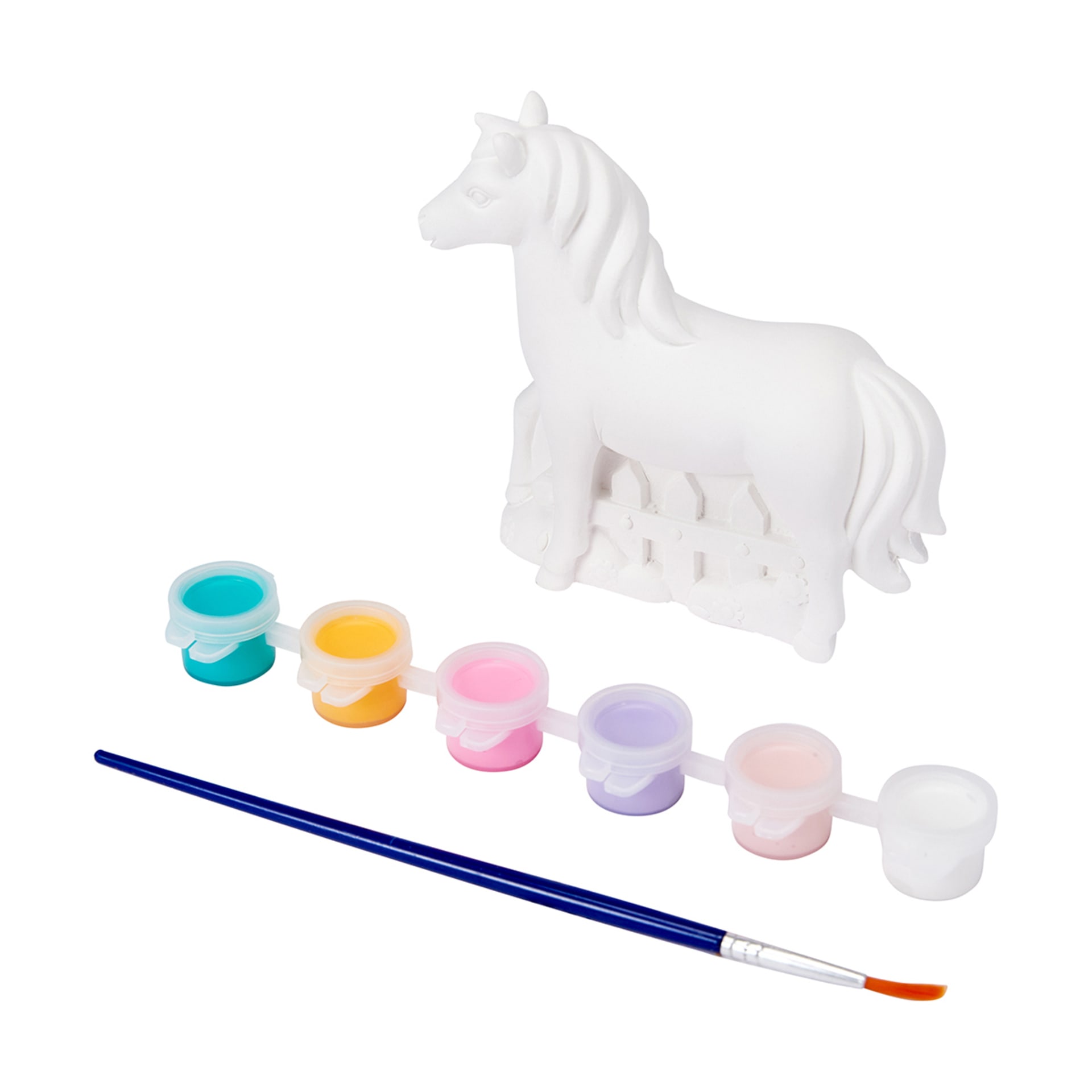 8 Piece Paint Your Own Horse Kmart