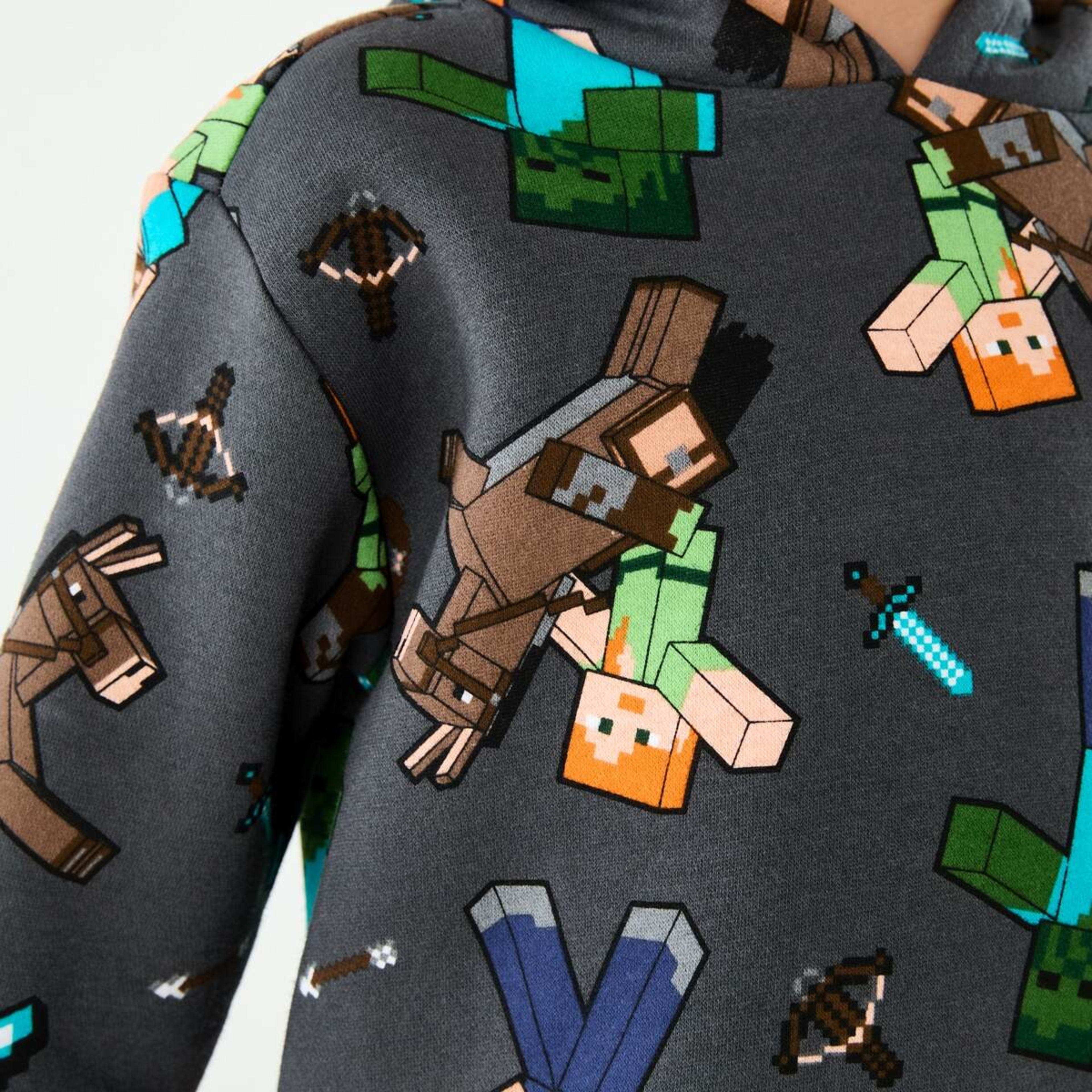 4 Minecraft License Print Hoodie Minecraft, 4 of 9