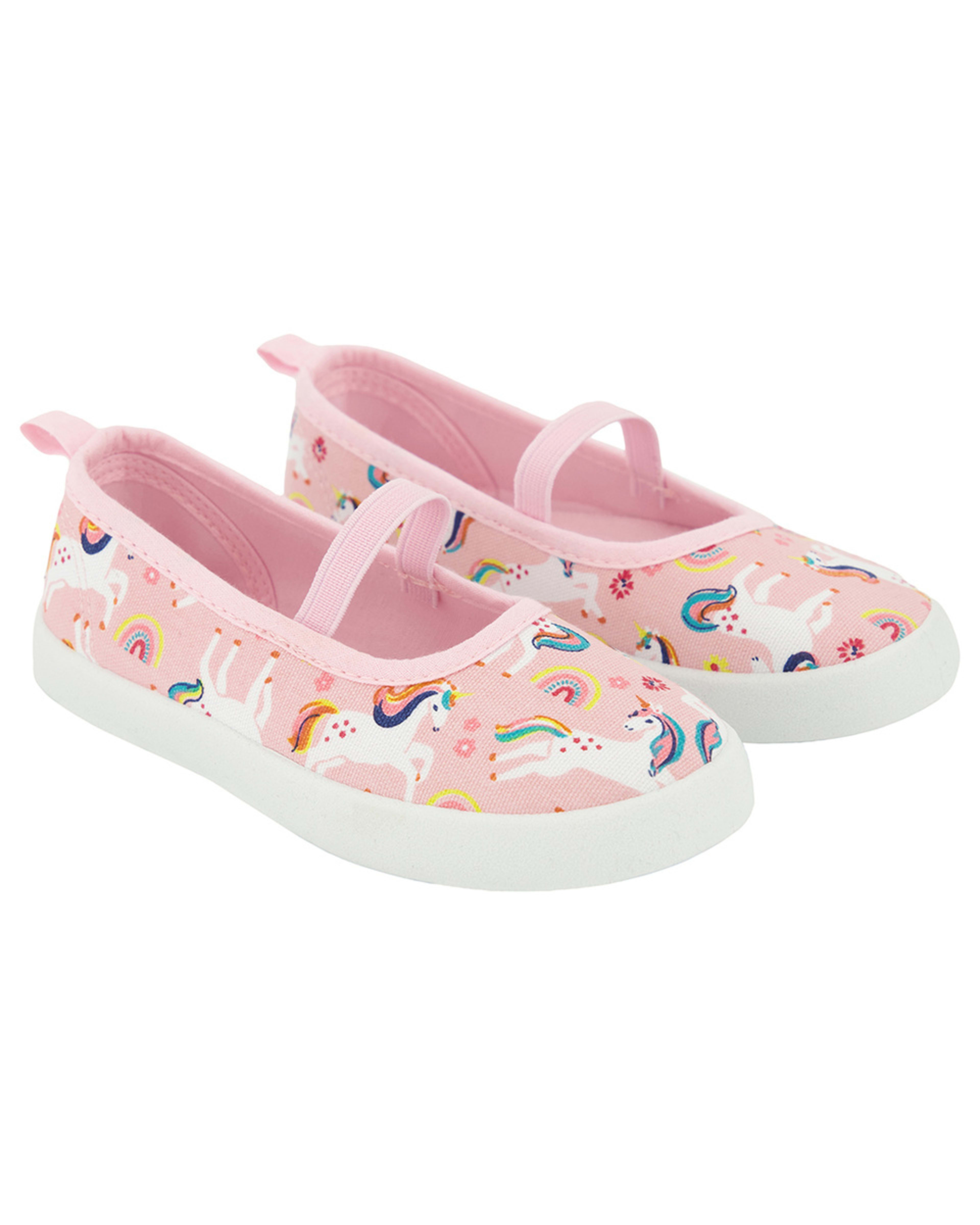 4 Junior Print Canvas Shoes Unicorn, 4 of 5