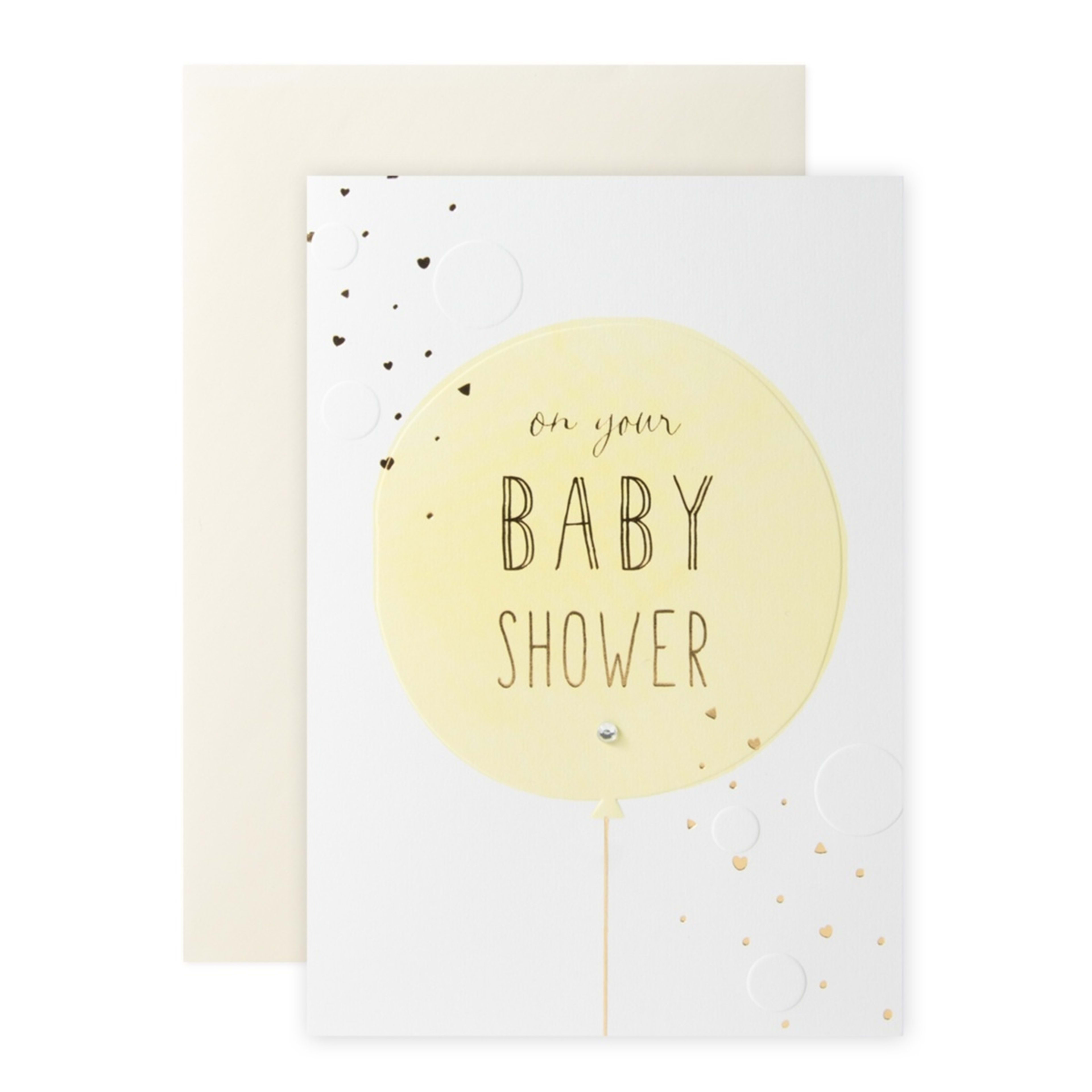 1 Connections from Hallmark Baby Shower Card - Not Long Now!