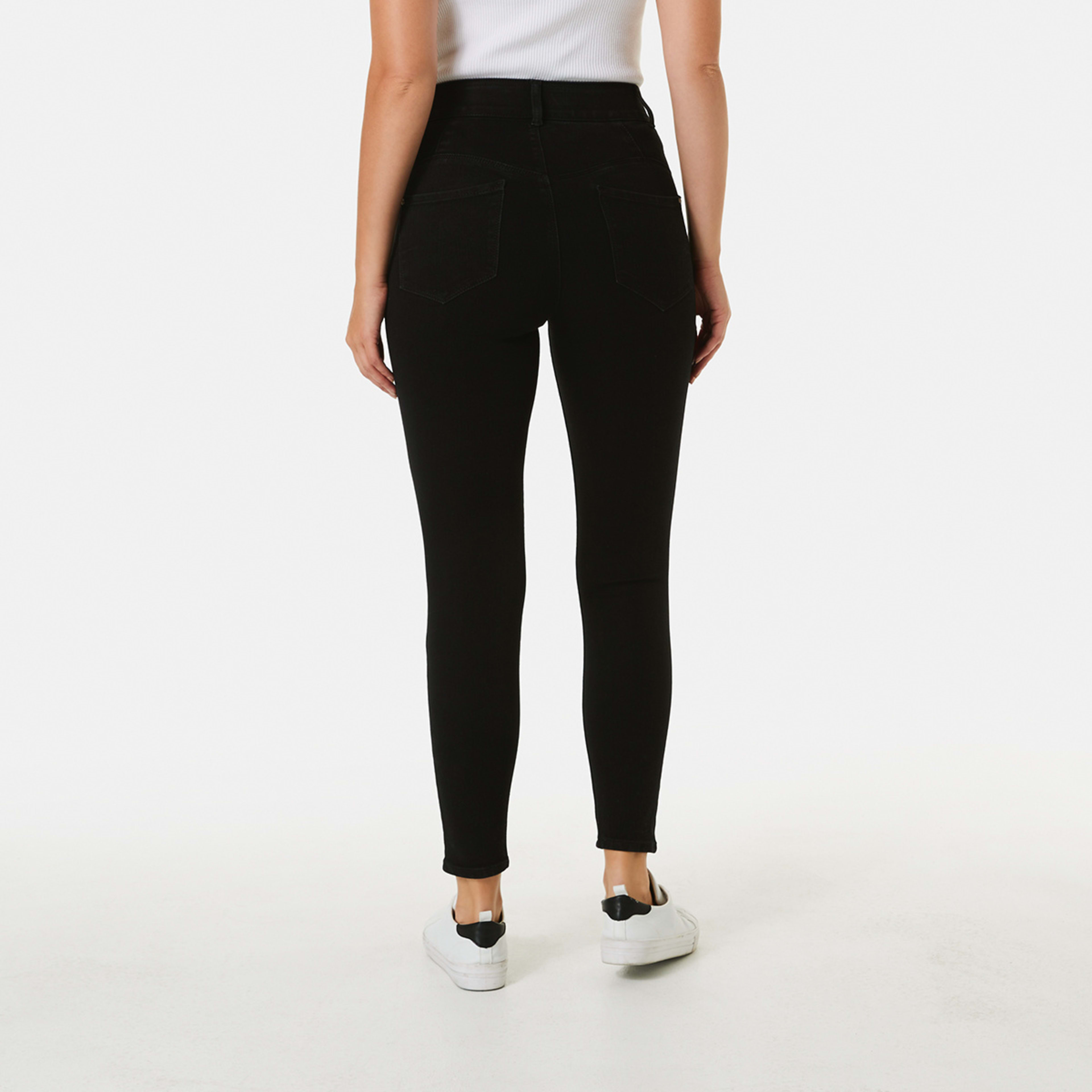 3 Shapewear Jeans Black Wash, 3 of 5
