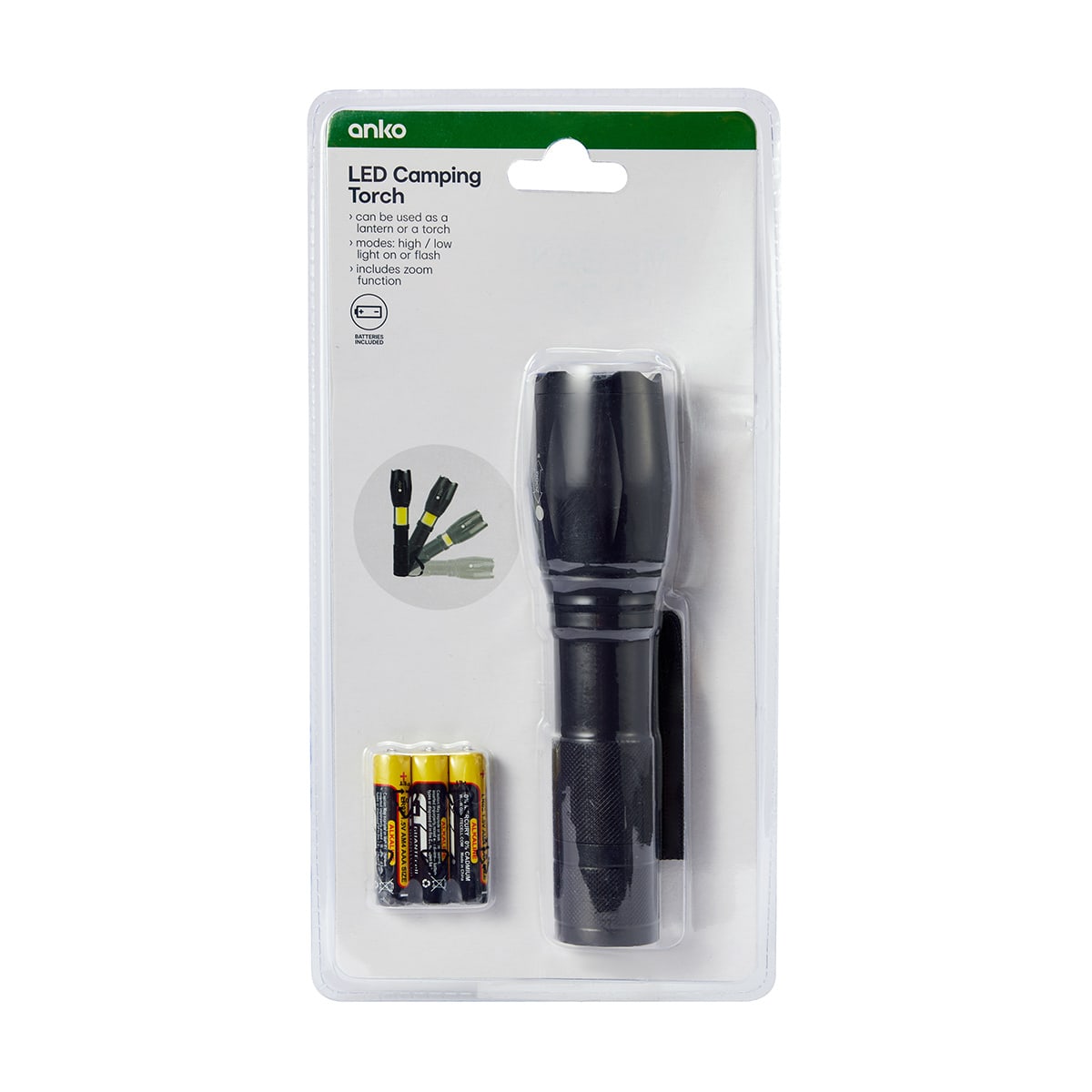 LED Camping Torch Kmart