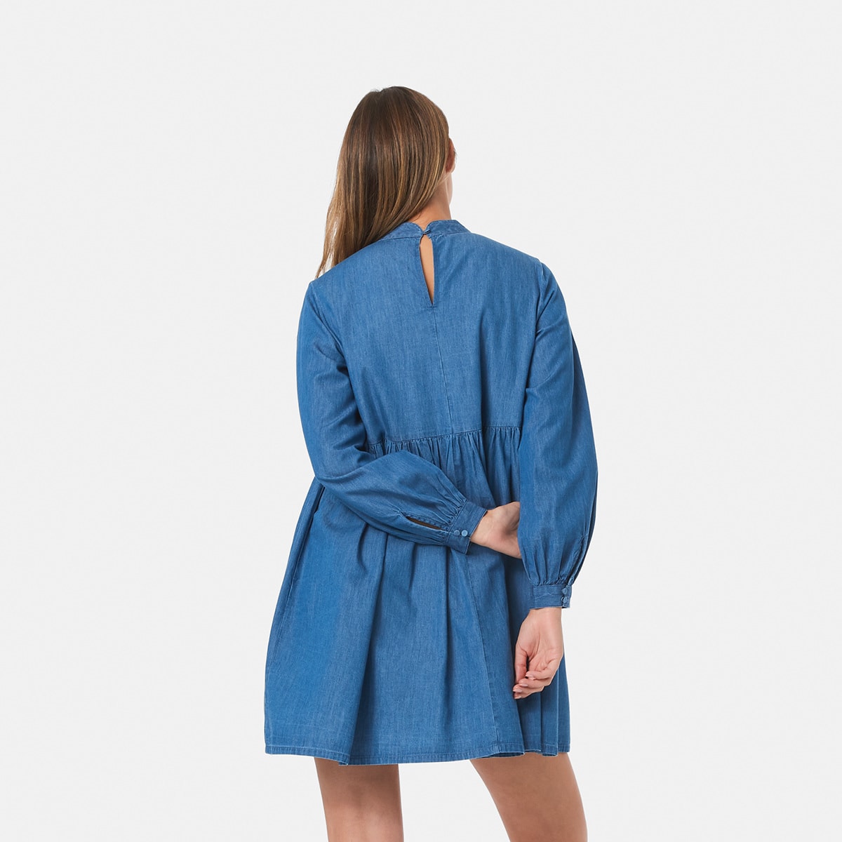 Long Sleeve Denim Dress - Kmart