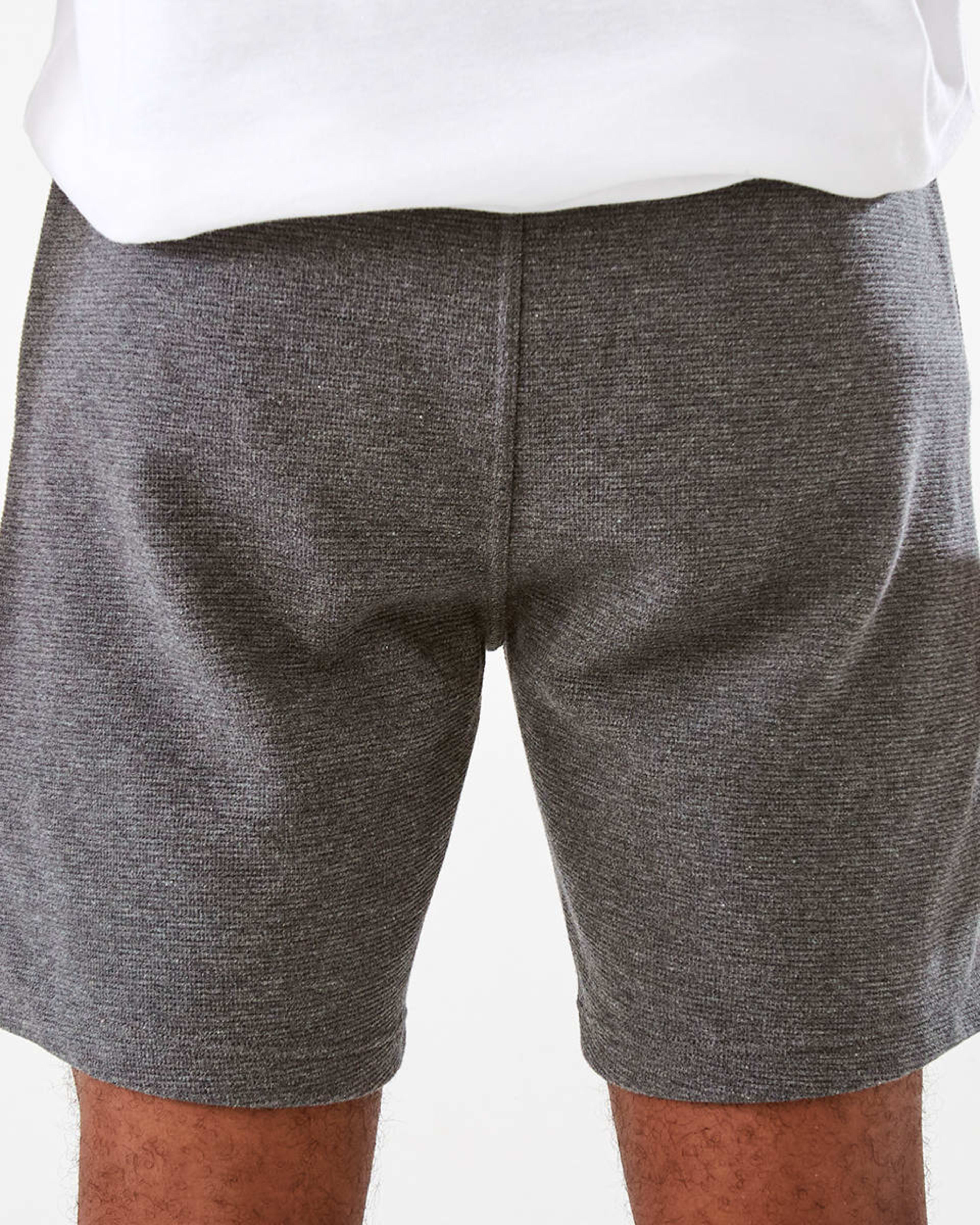 3 Textured Fleece Shorts Gry Chmrle, 3 of 6