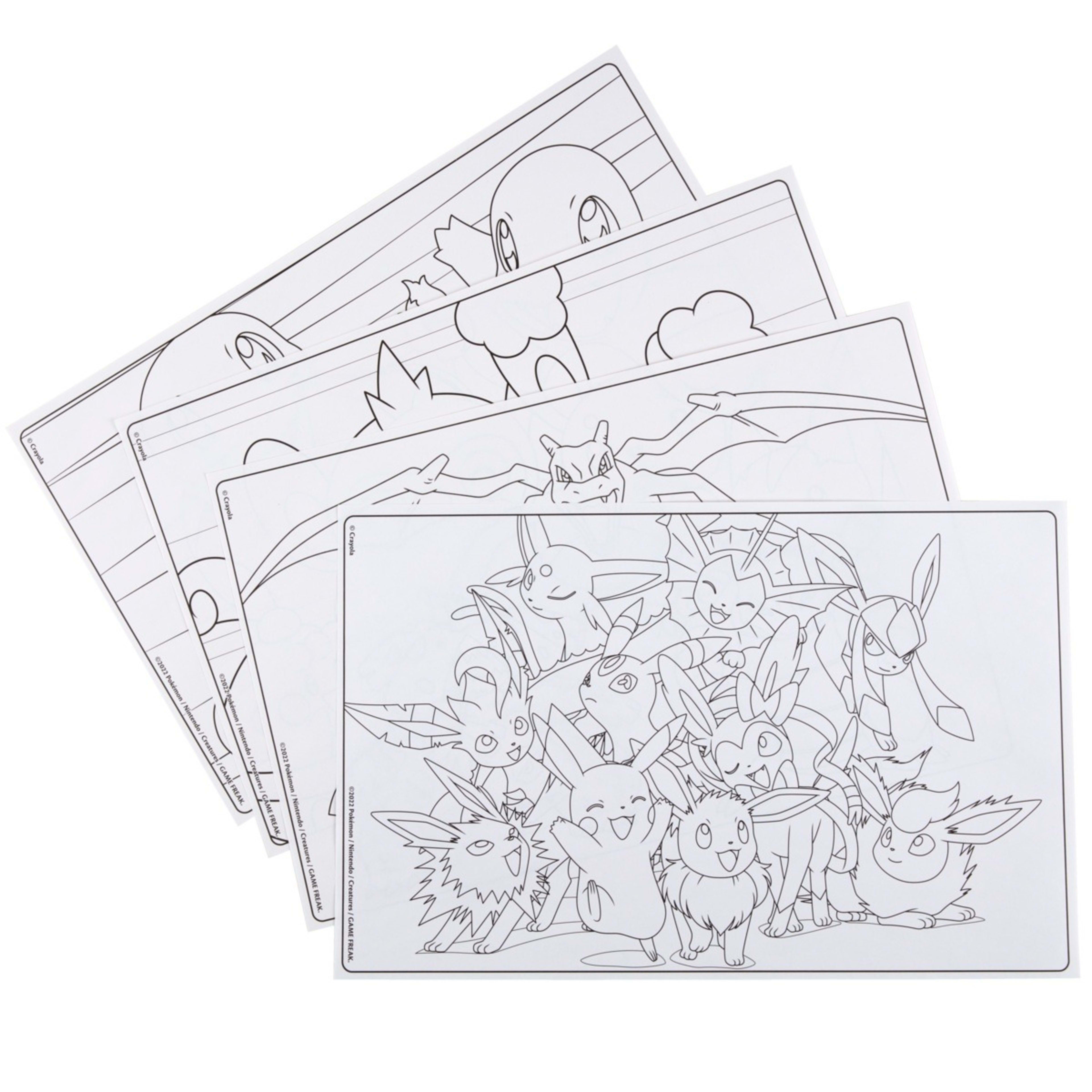 4 Crayola Pokemon Giant Colour Pages, 4 of 4