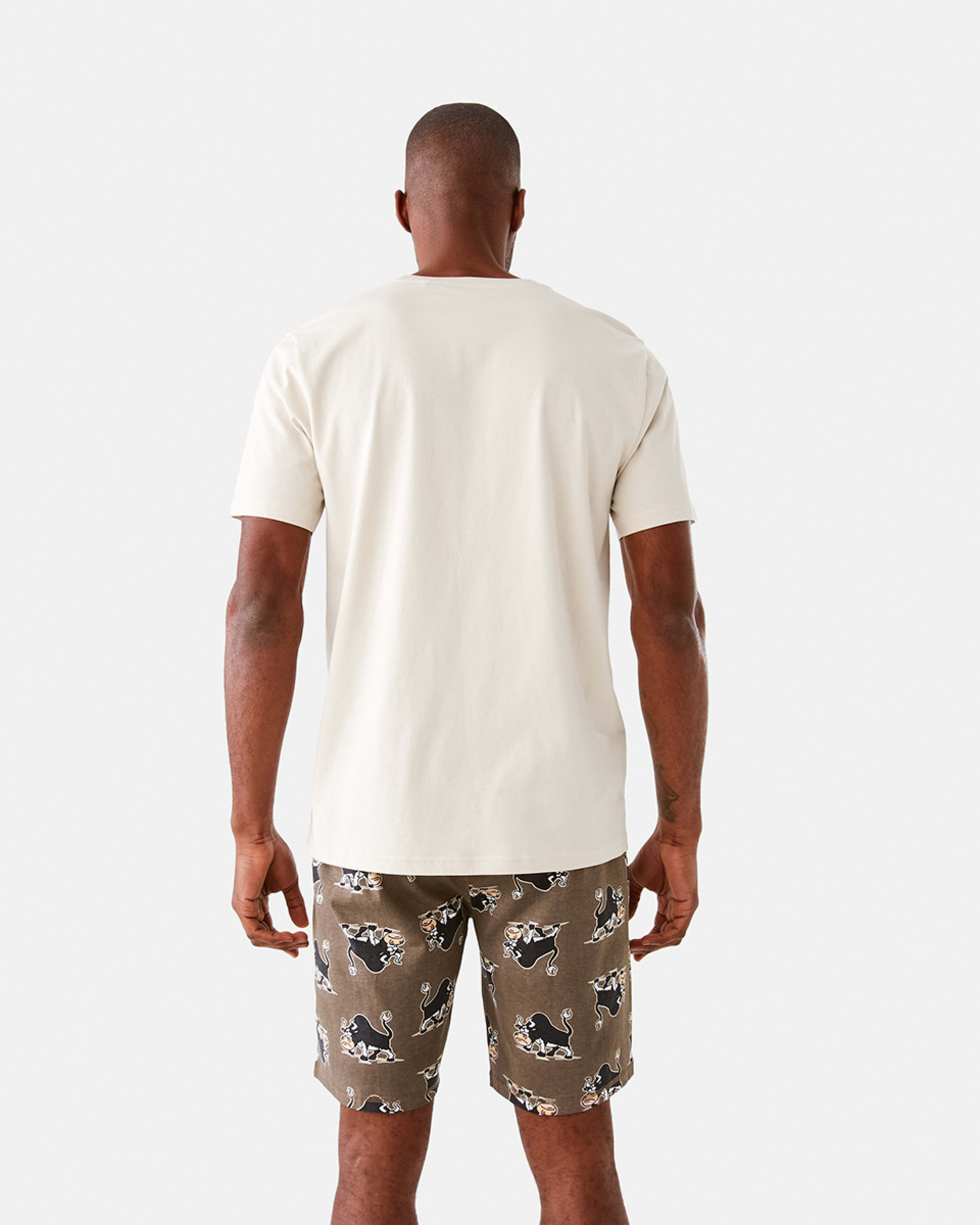 3 Short Sleeve Knit Short Pyjama Set In Themood, 3 of 8