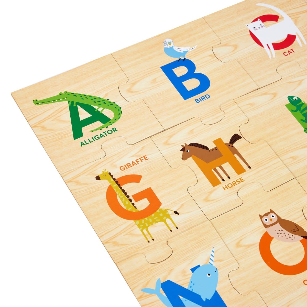 26 Piece Wooden Floor Puzzle Kmart