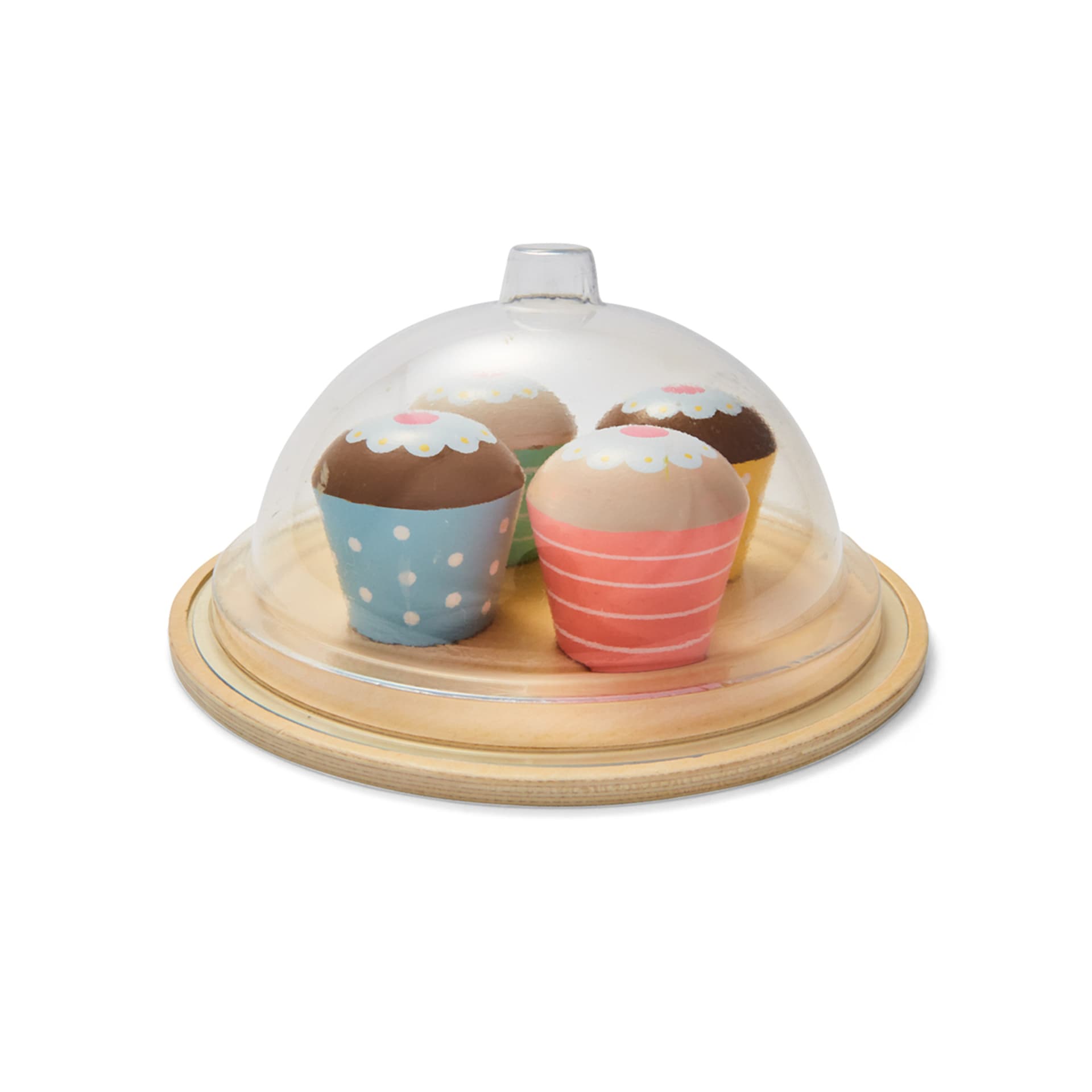 6 Piece Wooden Cupcakes Kmart