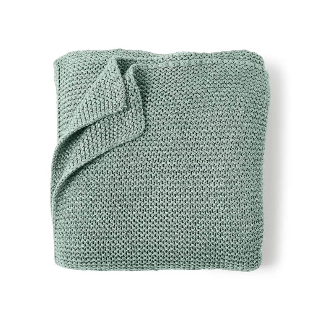 Chunky Knit Throw Sage Kmart